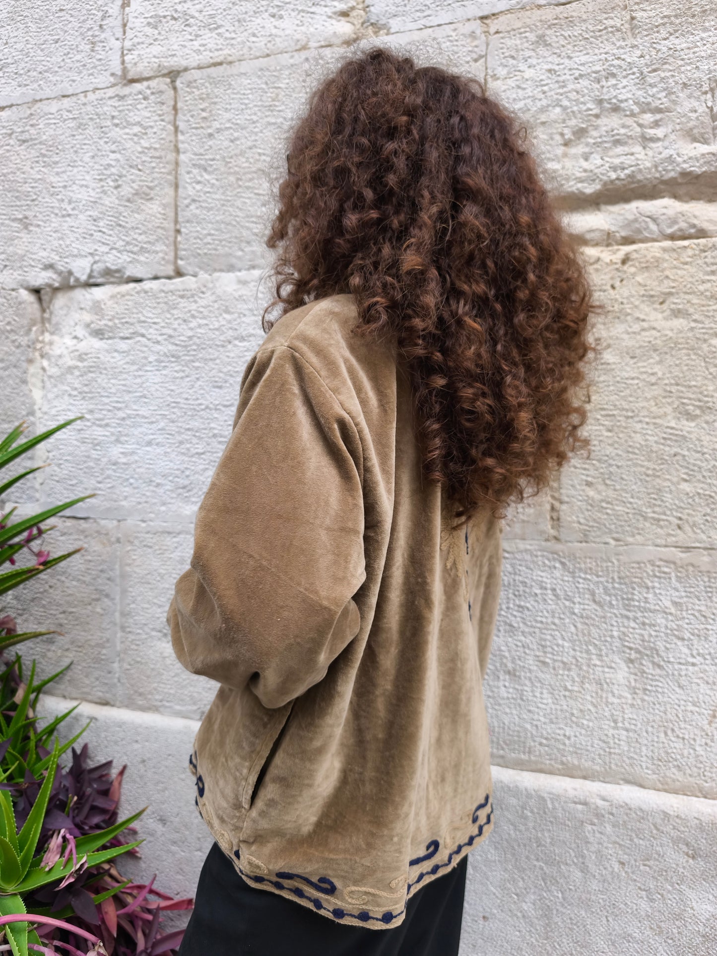 Giacca Velluto Suzani India 5S