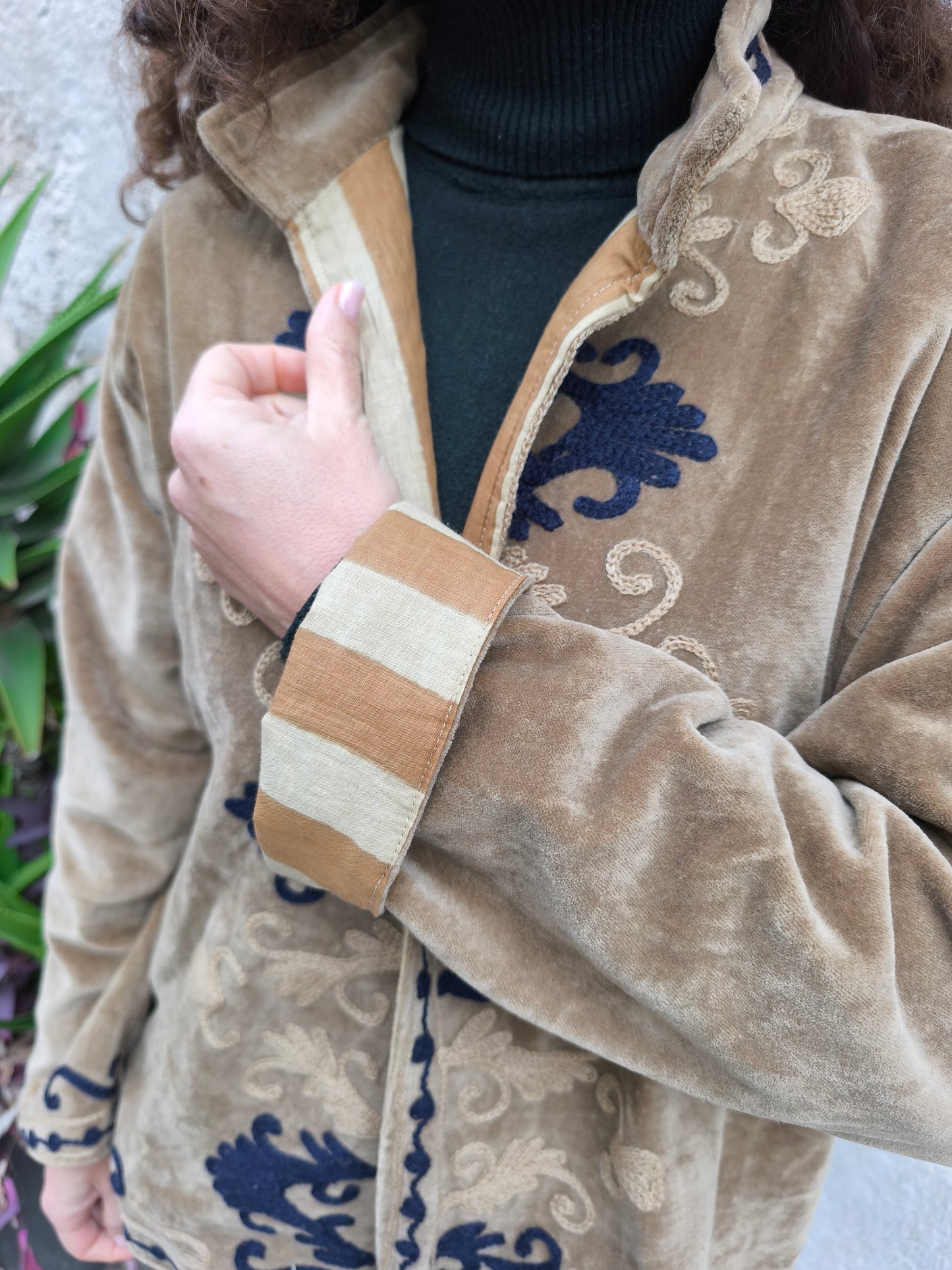 Giacca Velluto Suzani India 5S