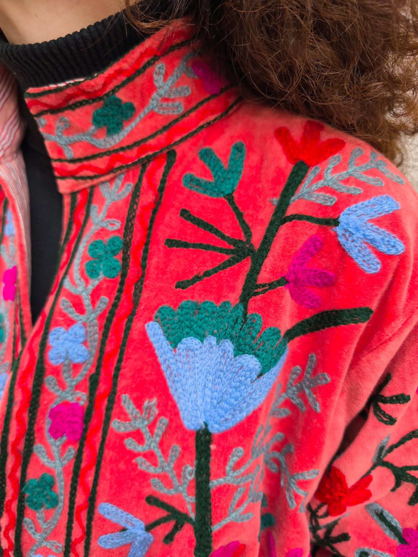 Giacca Velluto Suzani India 6S