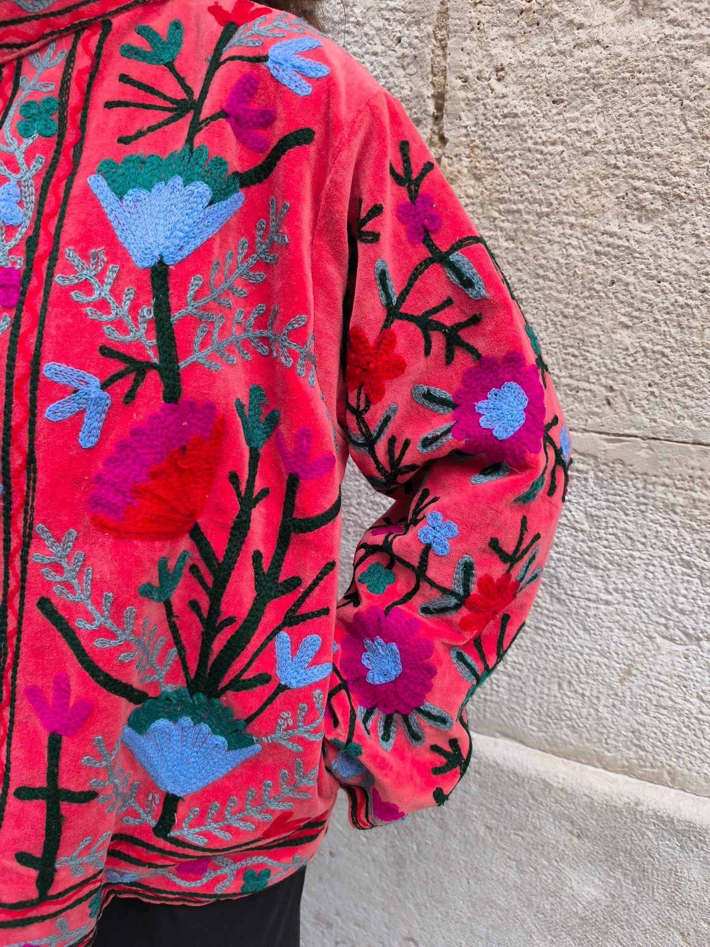 Giacca Velluto Suzani India 6S