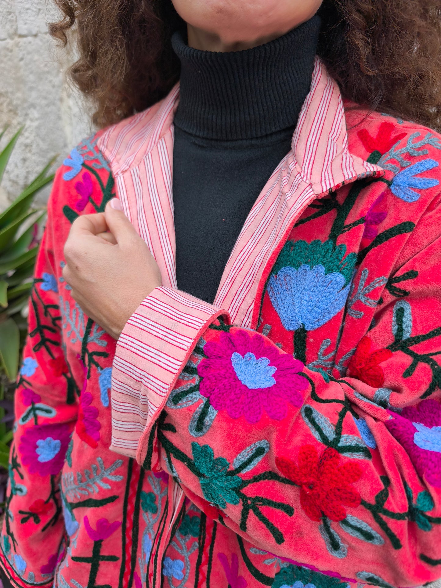 Giacca Velluto Suzani India 6S