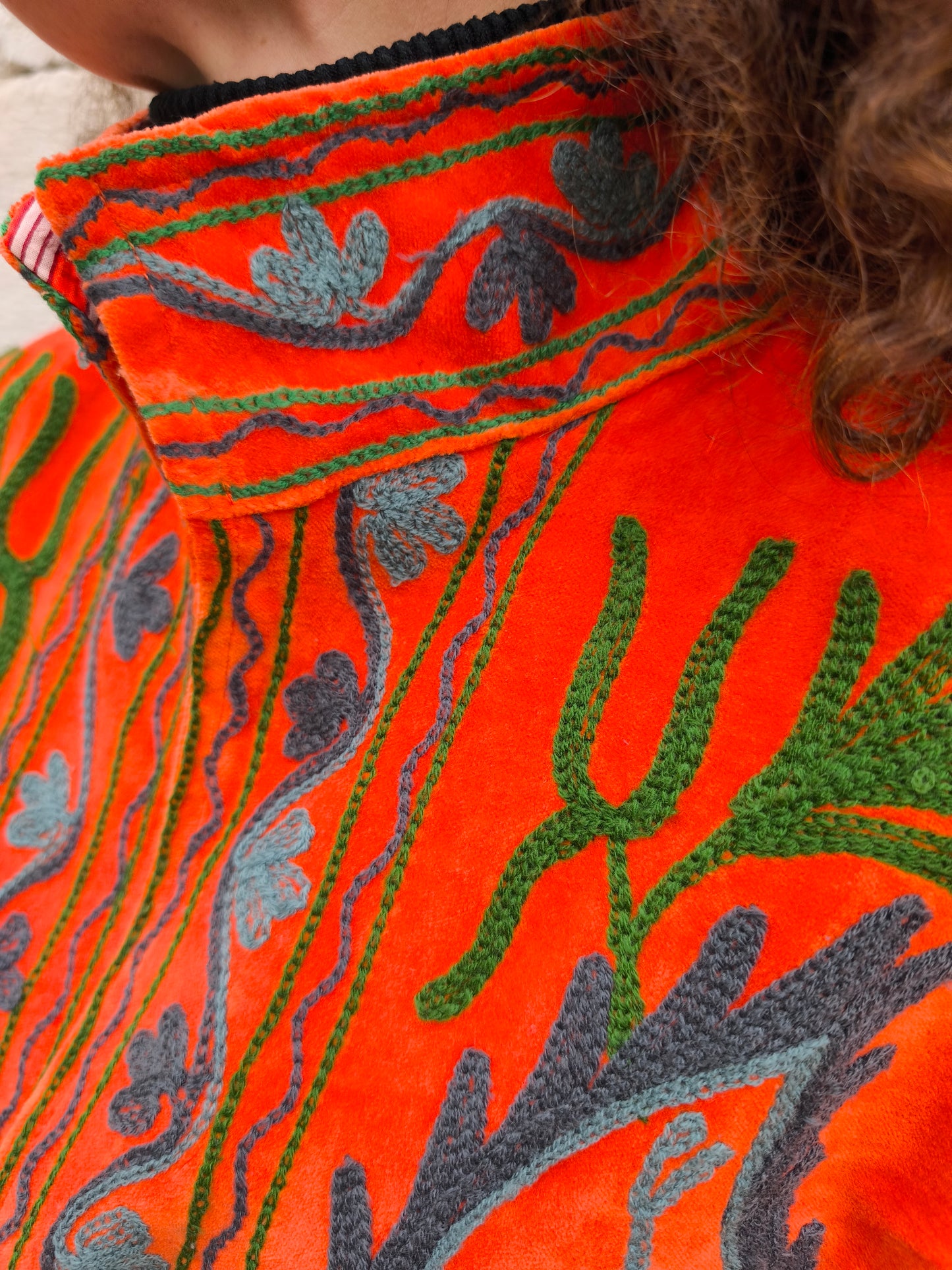 Giacca Velluto Suzani India 10S