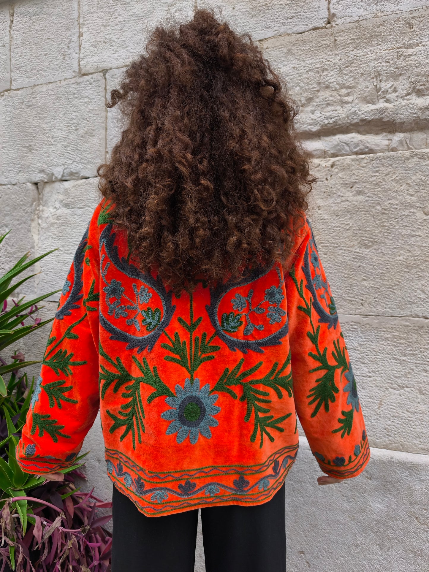 Giacca Velluto Suzani India 10S