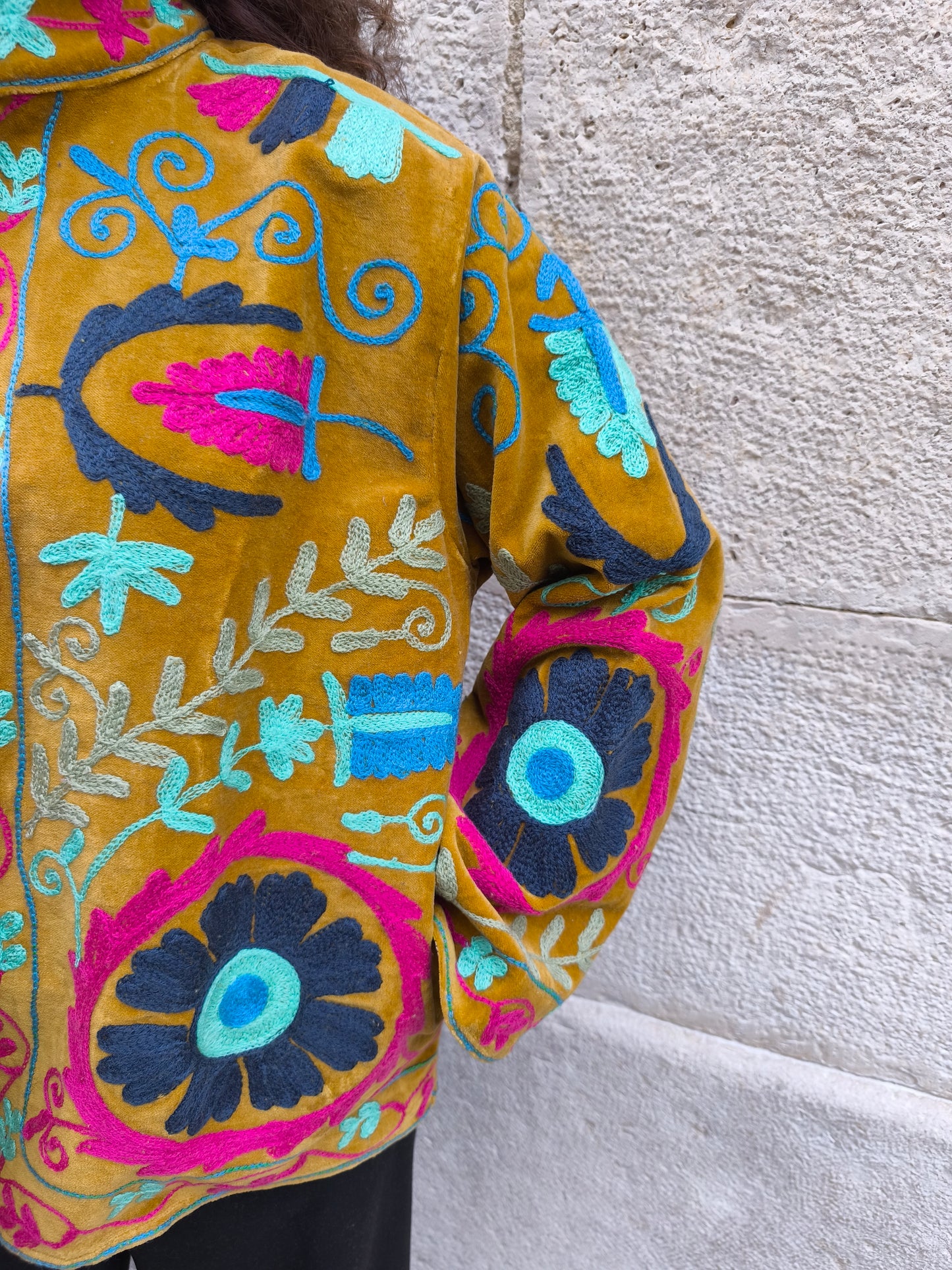Giacca Velluto Suzani India 11S