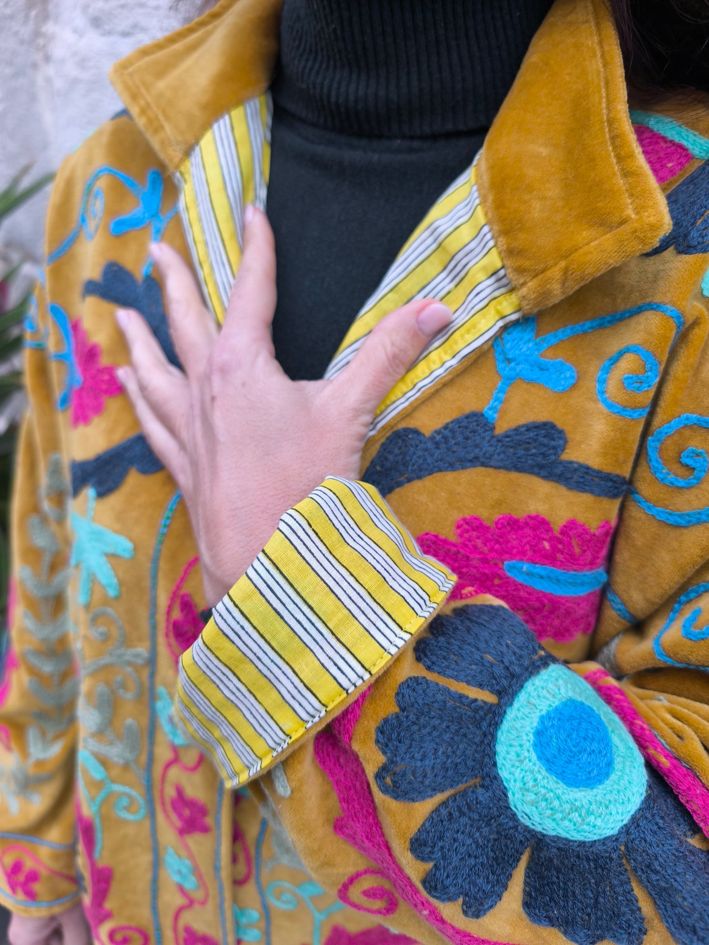 Giacca Velluto Suzani India 11S