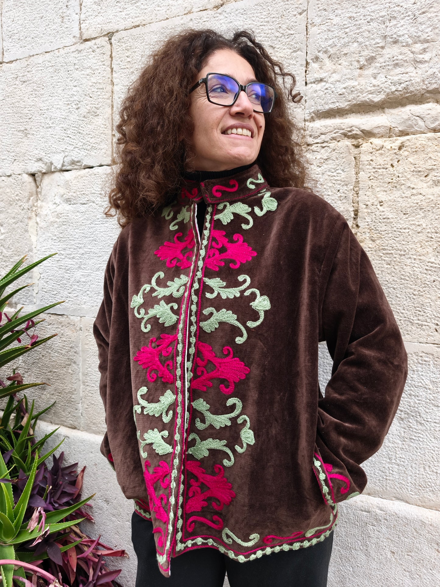 Giacca Velluto Suzani India 12S