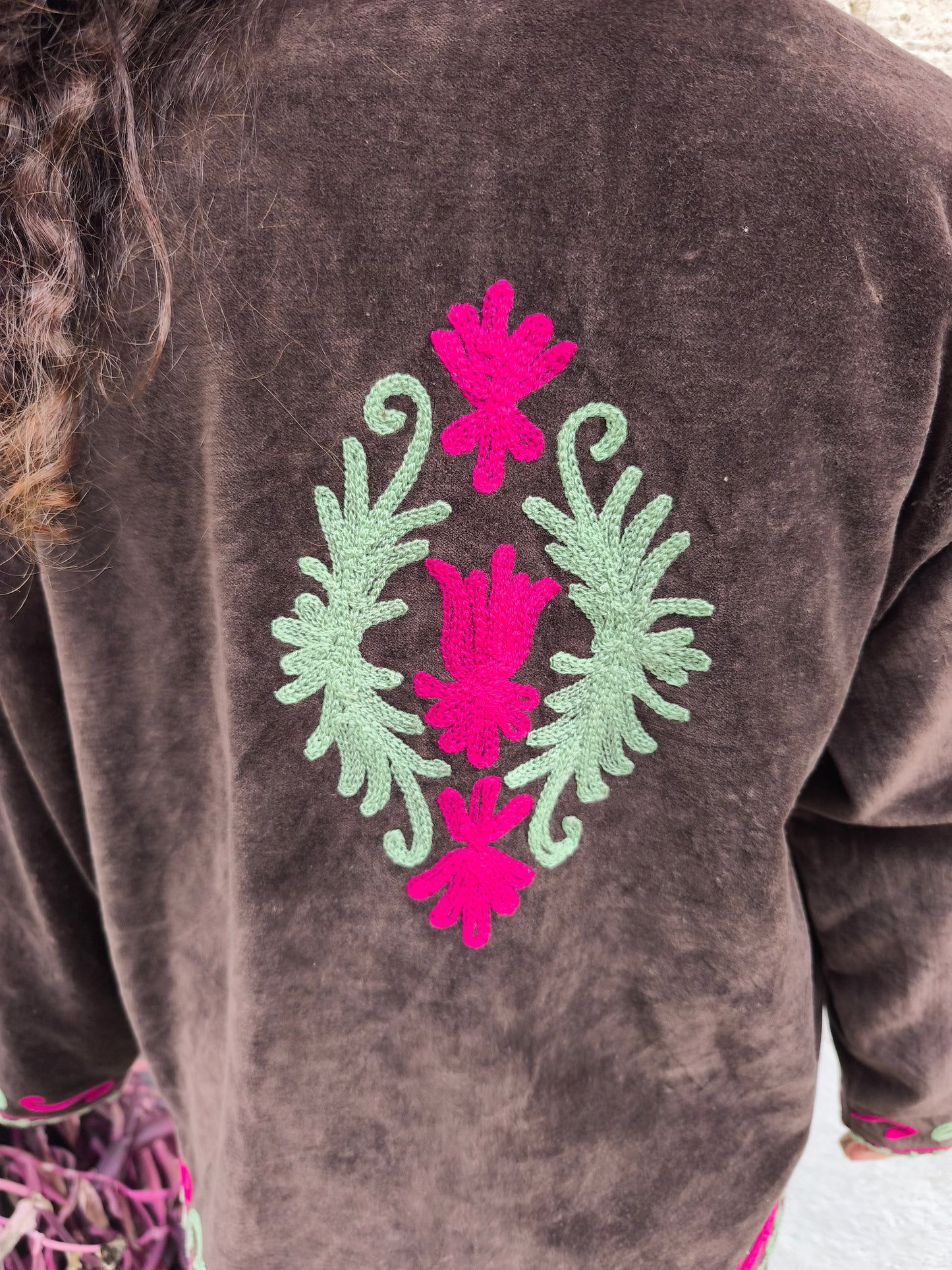 Giacca Velluto Suzani India 12S