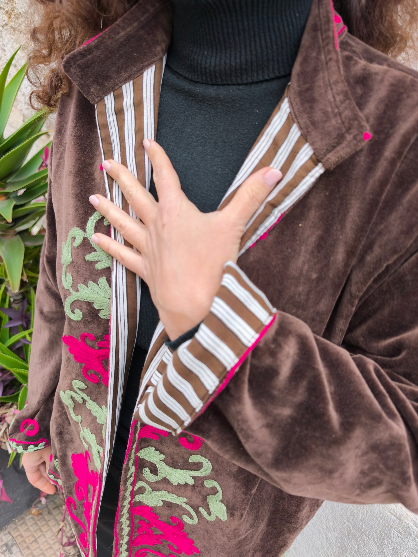 Giacca Velluto Suzani India 12S