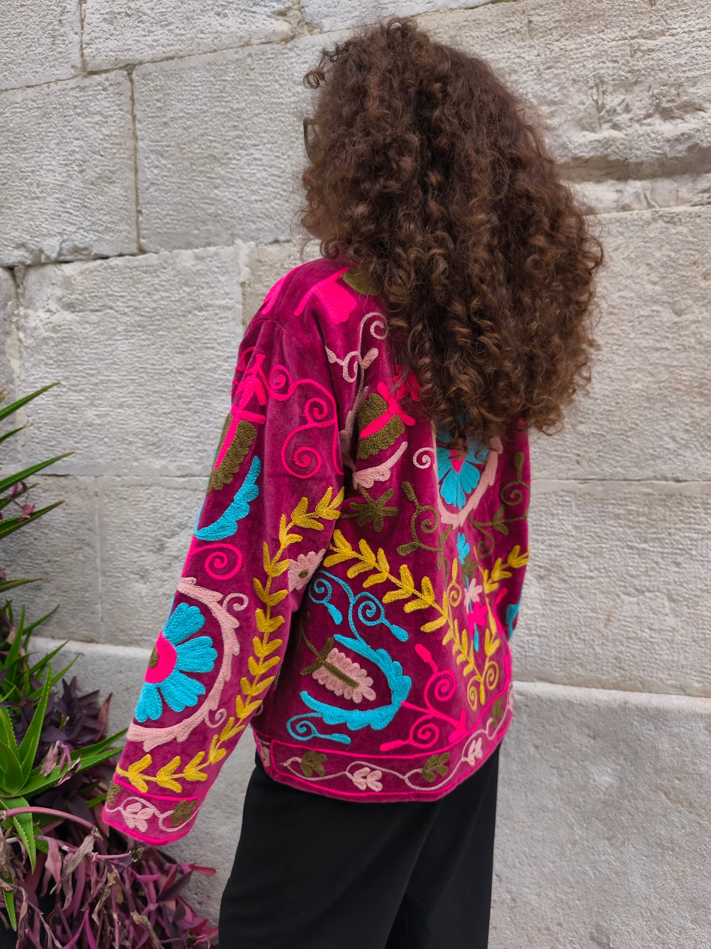 Giacca Velluto Suzani India 13S