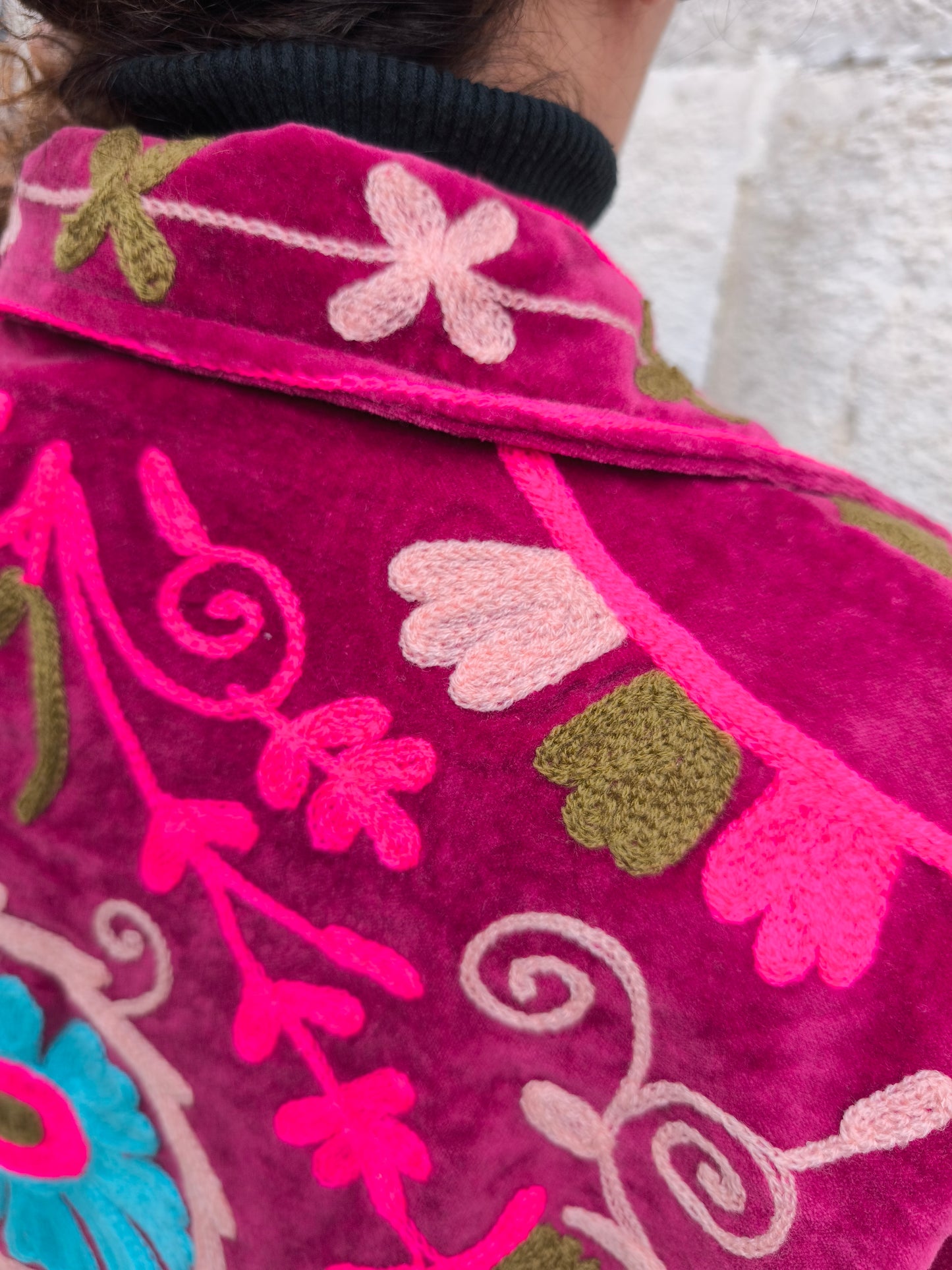 Giacca Velluto Suzani India 13S