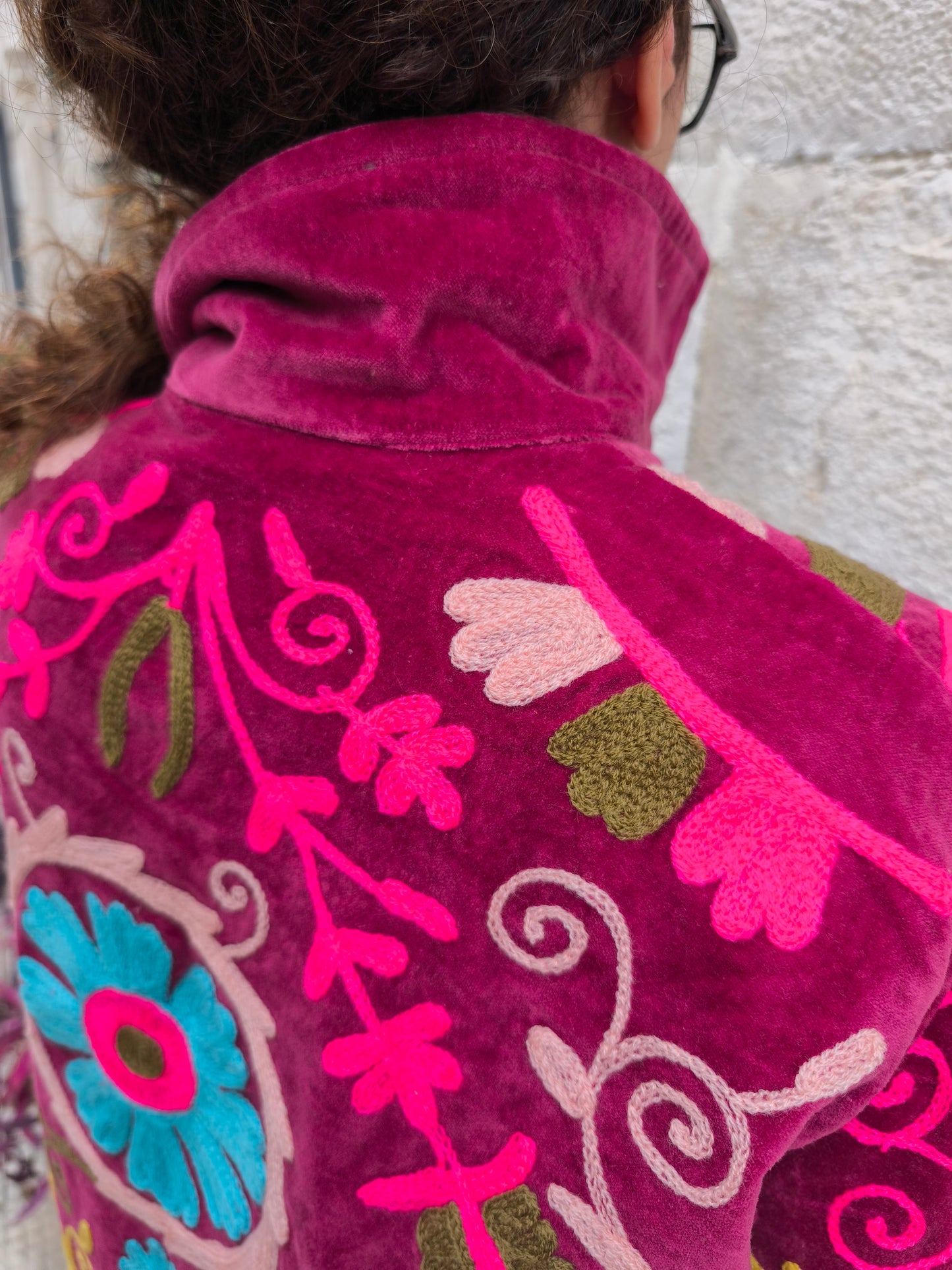 Giacca Velluto Suzani India 13S