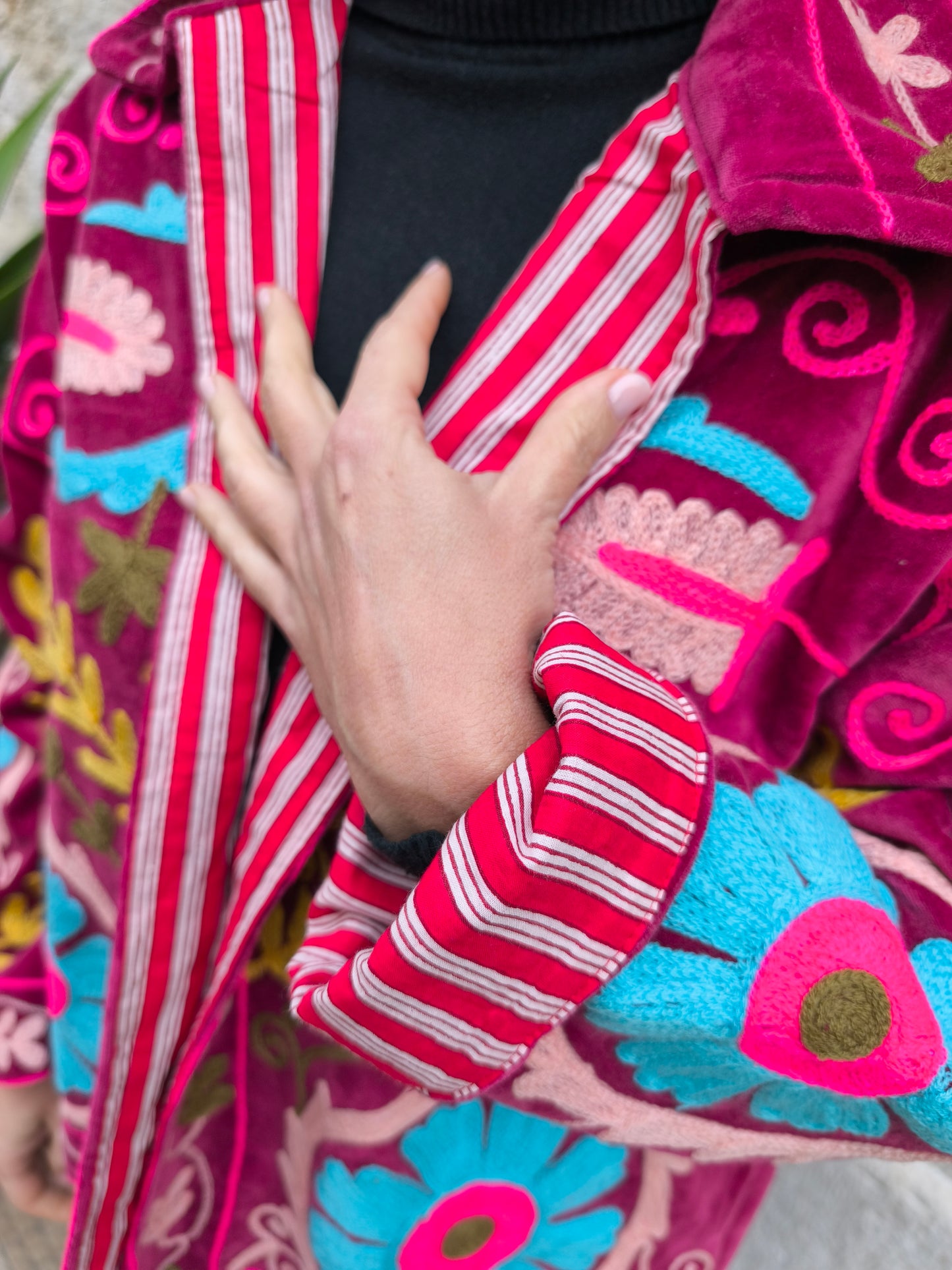 Giacca Velluto Suzani India 13S