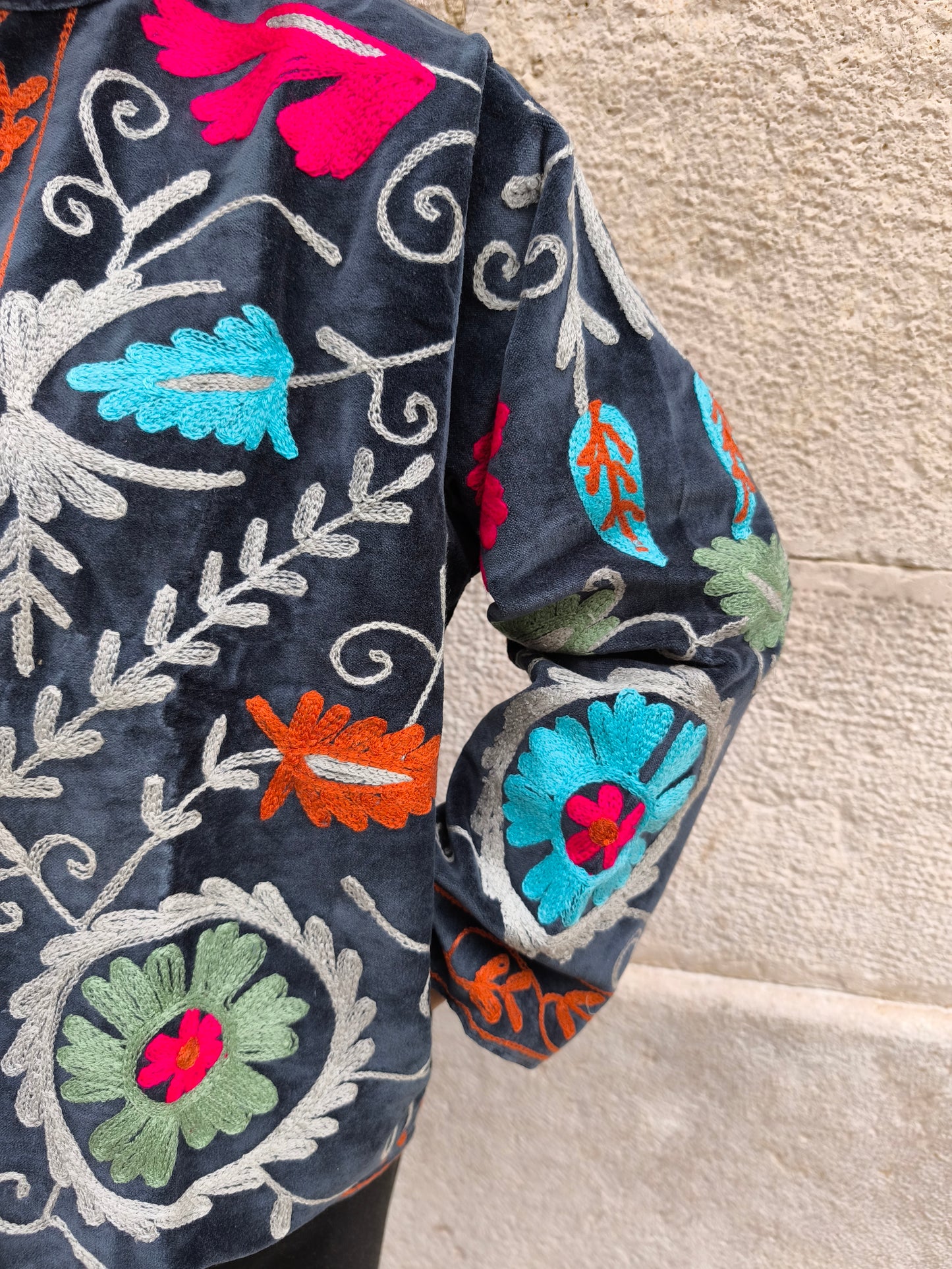 Giacca Velluto Suzani India 14S