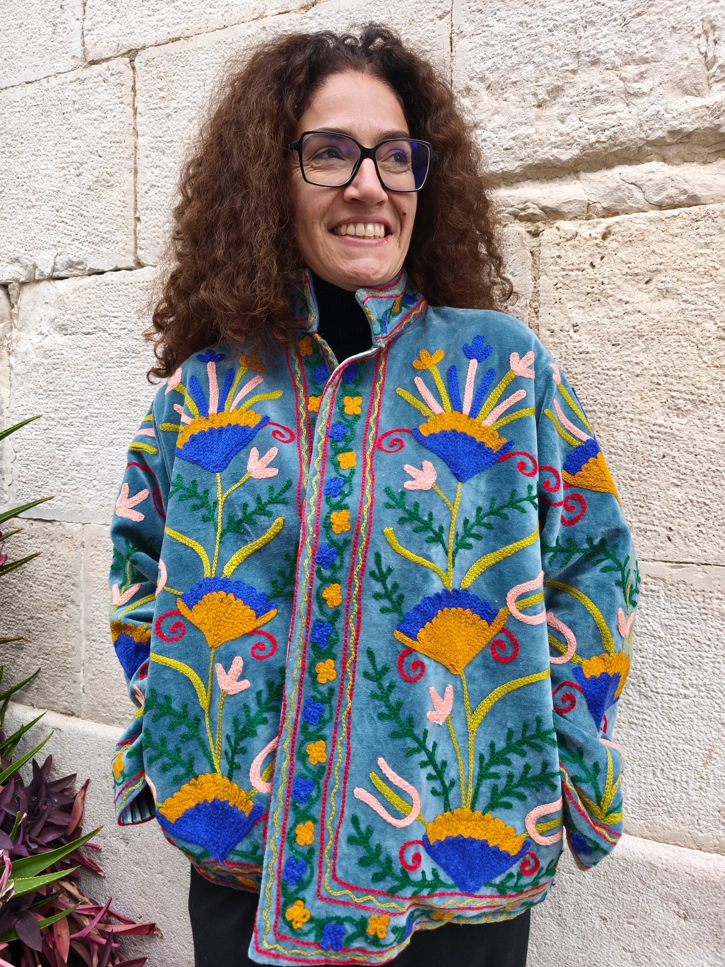 Giacca Velluto Suzani India 15S