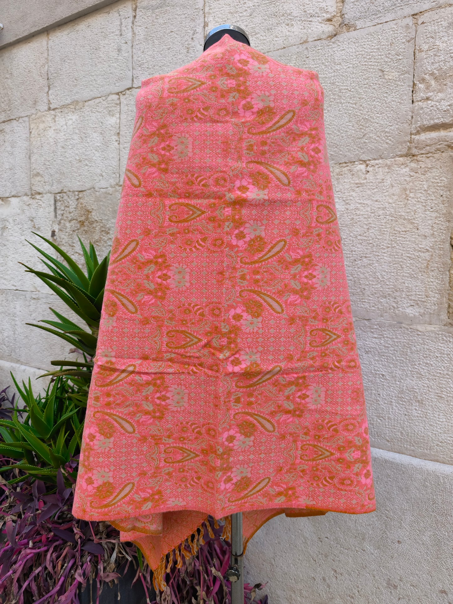 Scialle sciarpa stola Pashmina coperta lana di Yak calda Tibet 5B