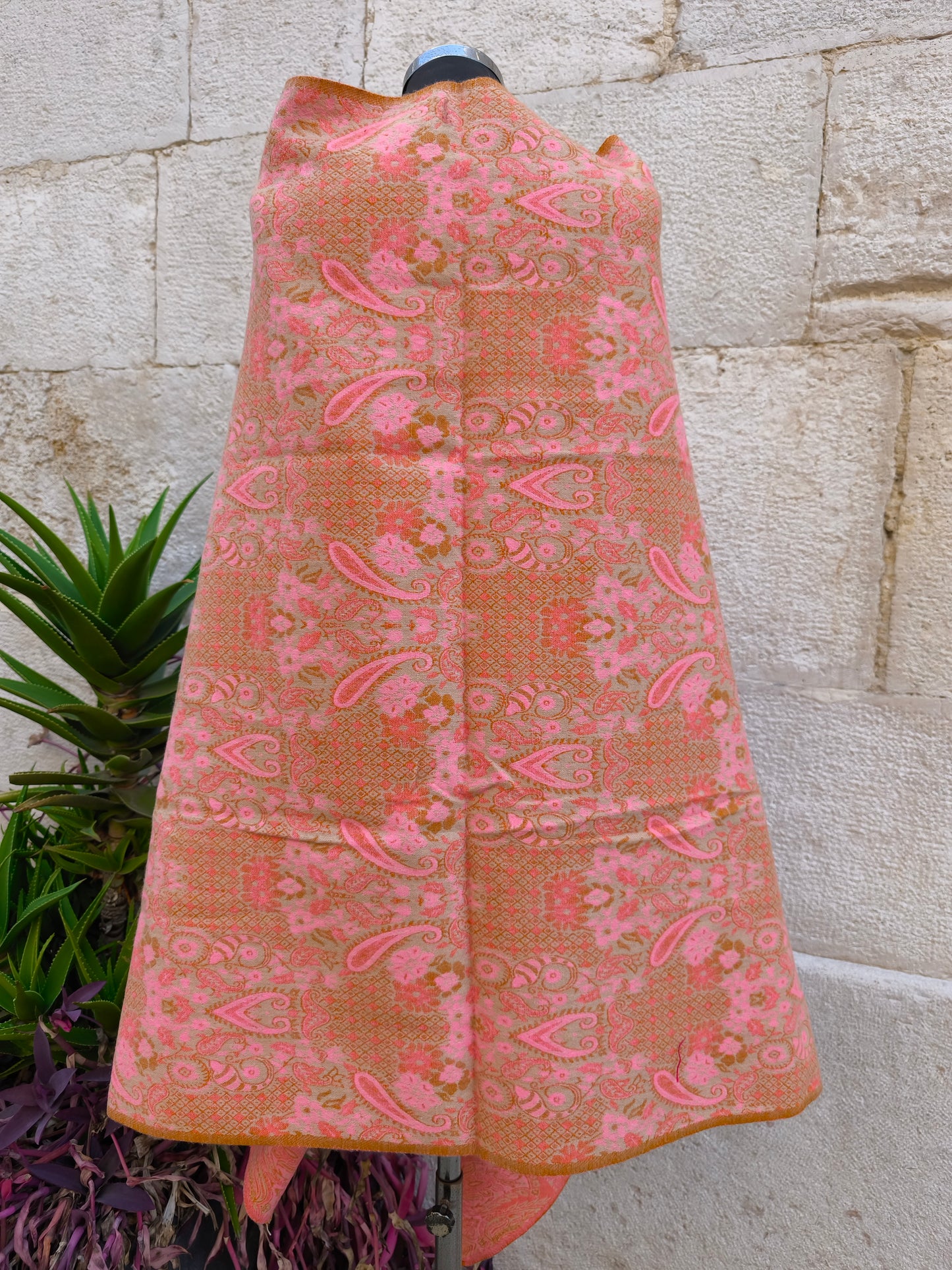 Scialle sciarpa stola Pashmina coperta lana di Yak calda Tibet 5B