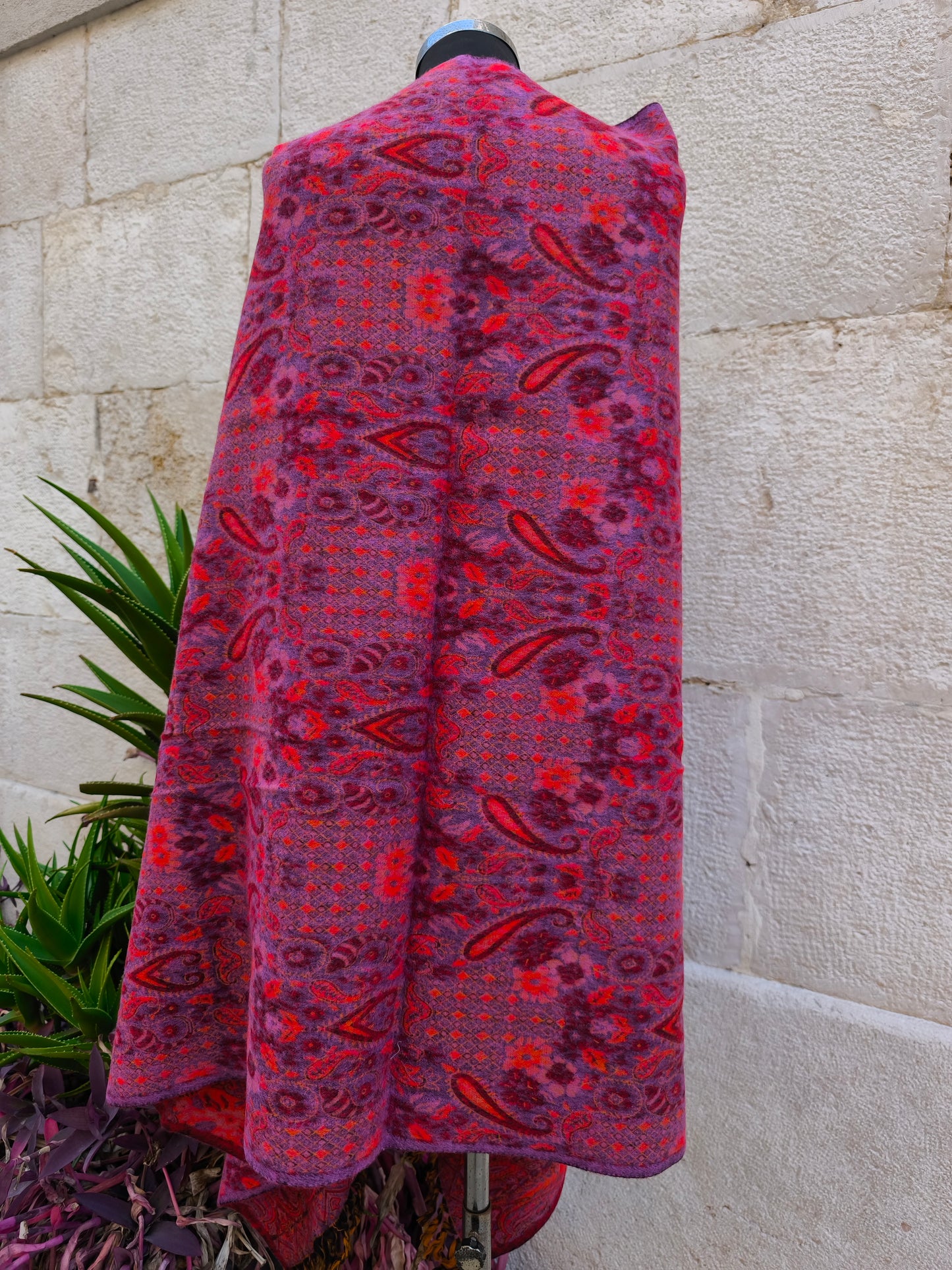 Scialle sciarpa stola Pashmina coperta lana di Yak calda Tibet 6B