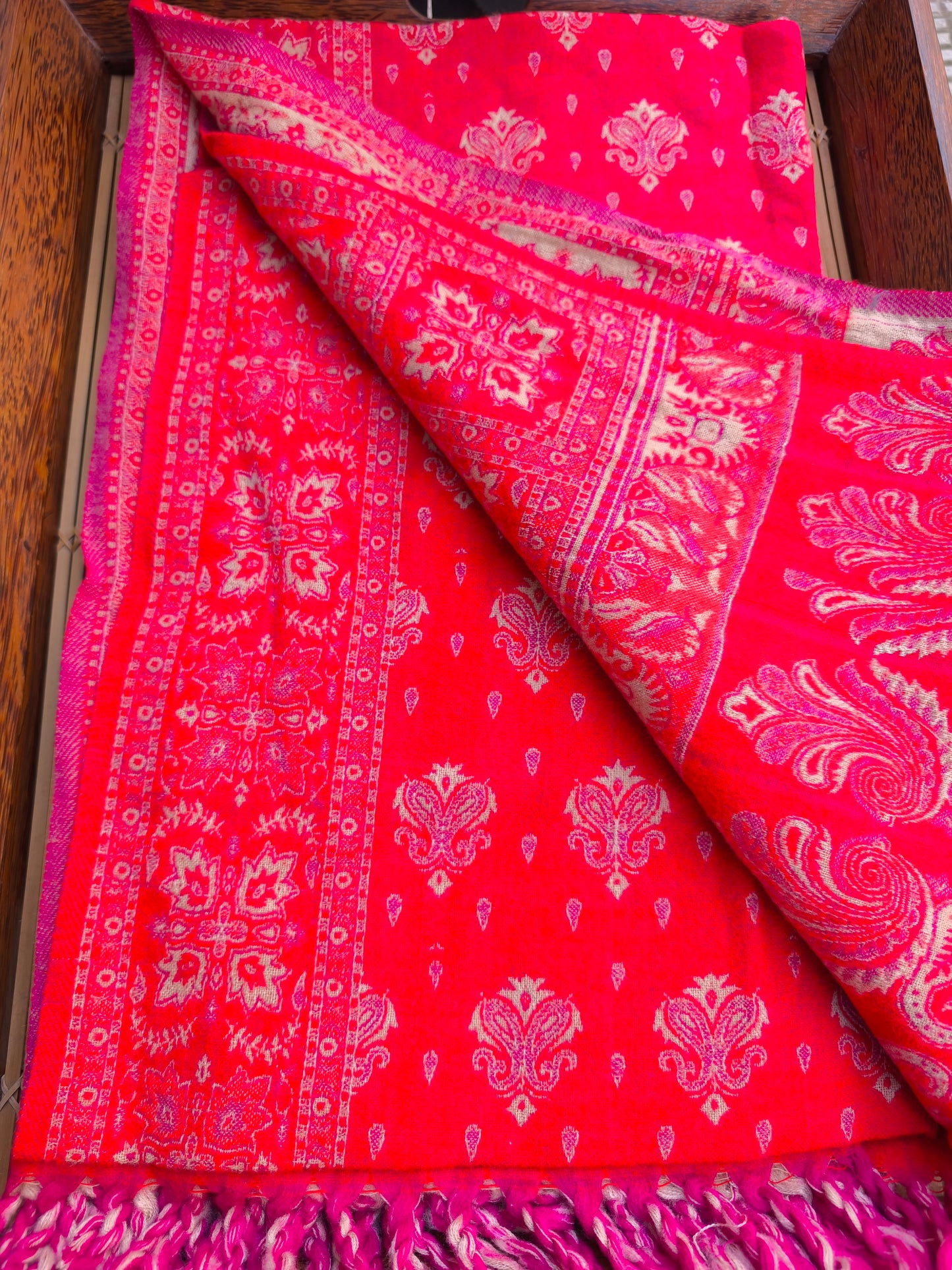 Scialle sciarpa stola Pashmina coperta lana di Yak calda Tibet 14B