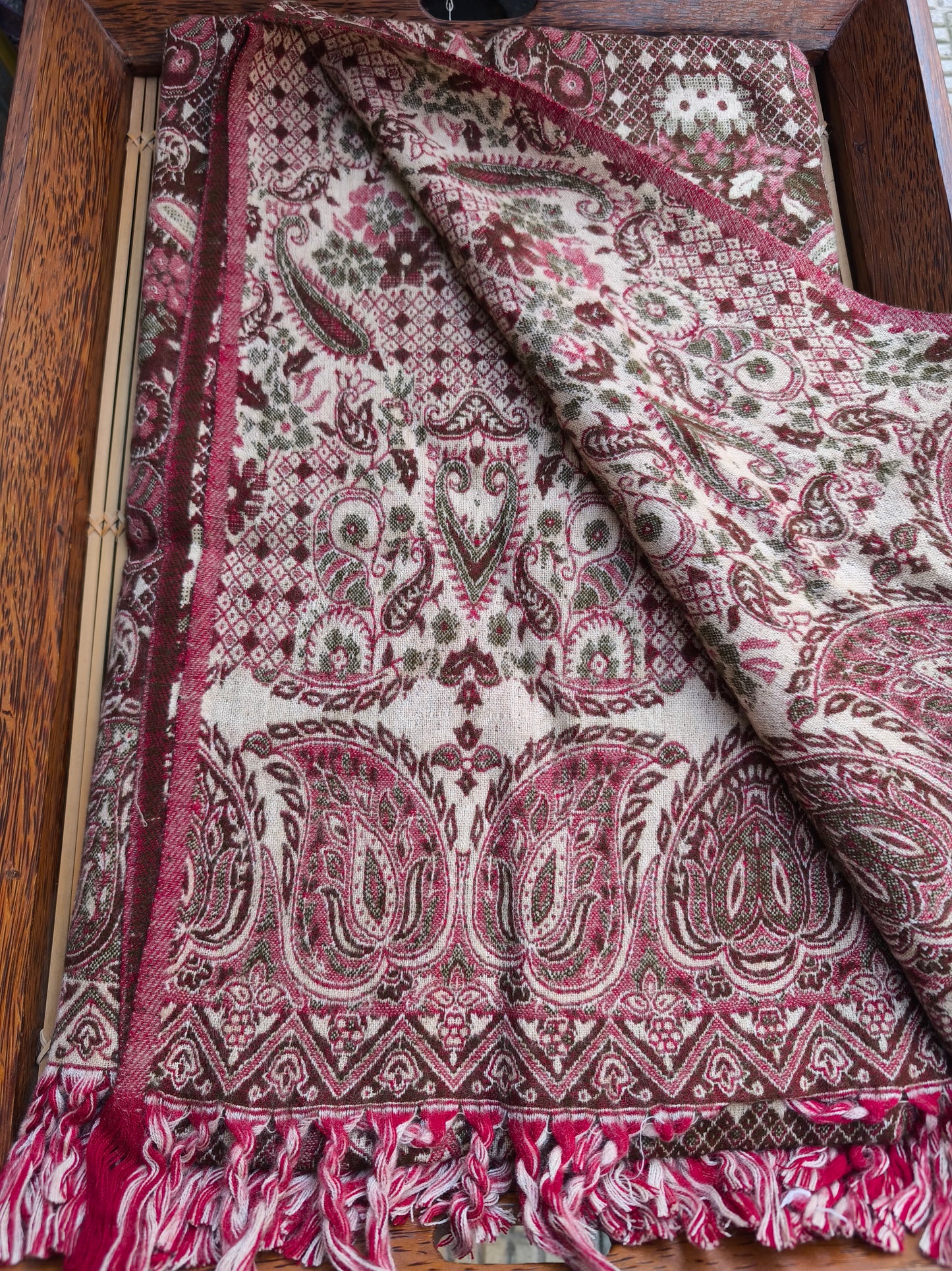 Scialle sciarpa stola Pashmina coperta lana di Yak calda Tibet 25B