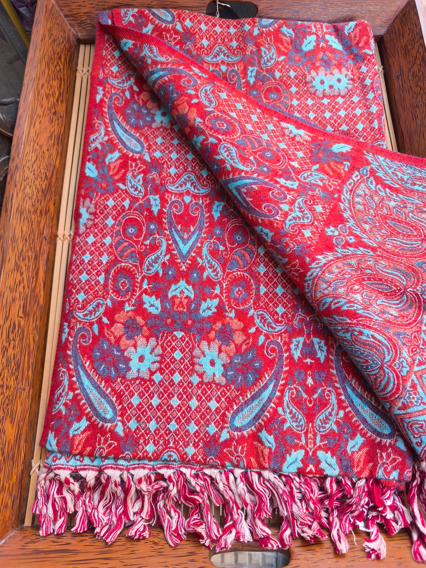 Scialle sciarpa stola Pashmina coperta lana di Yak calda Tibet 26B