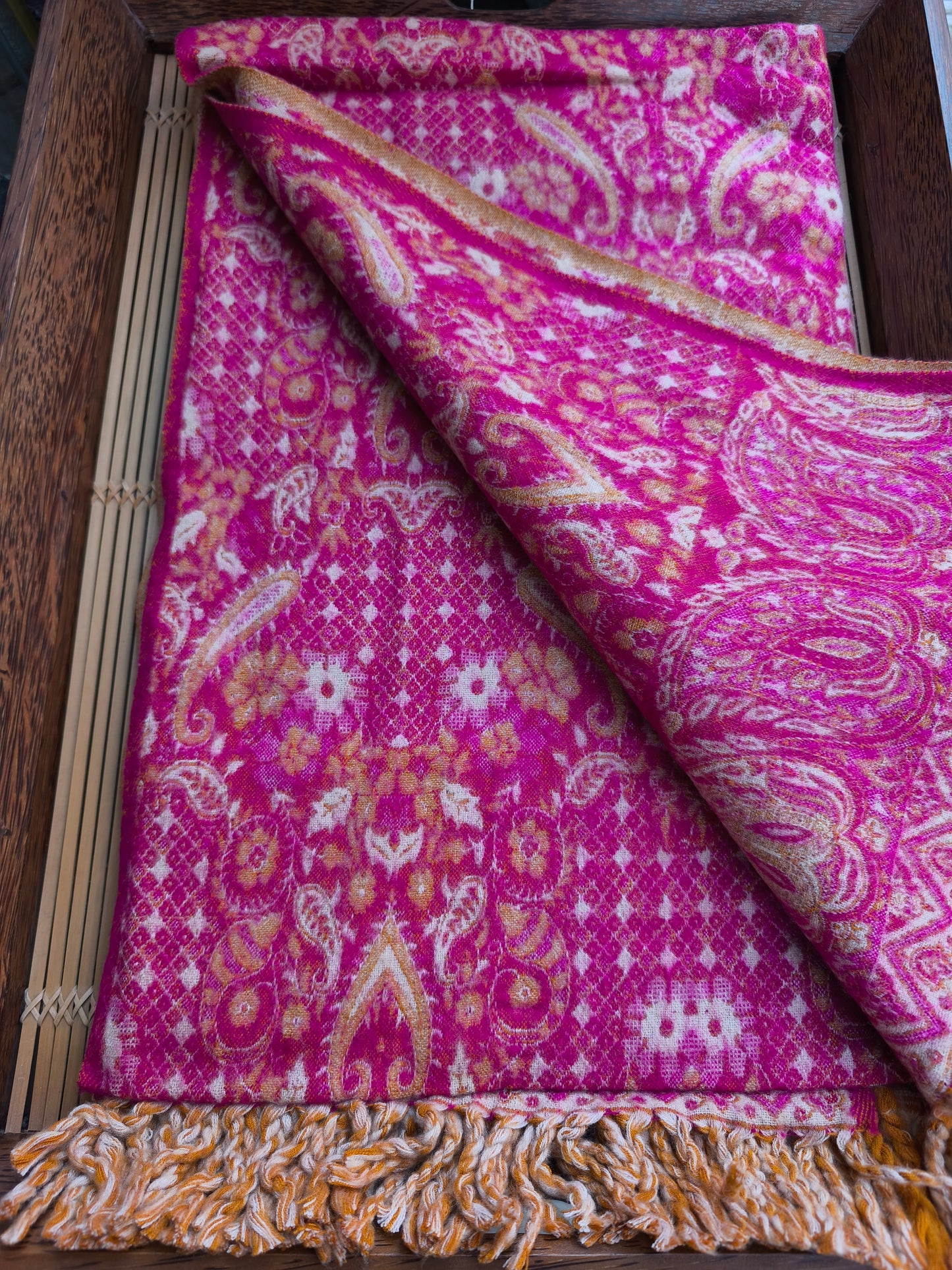 Scialle sciarpa stola Pashmina coperta lana di Yak calda Tibet 28B