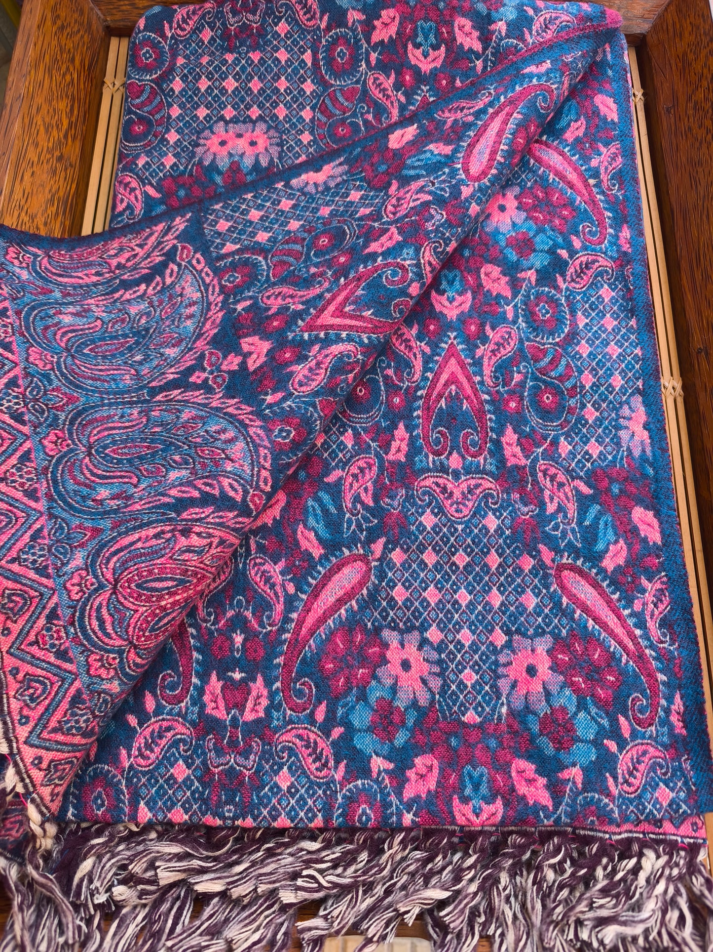 Scialle sciarpa stola Pashmina coperta lana di Yak calda Tibet 31B