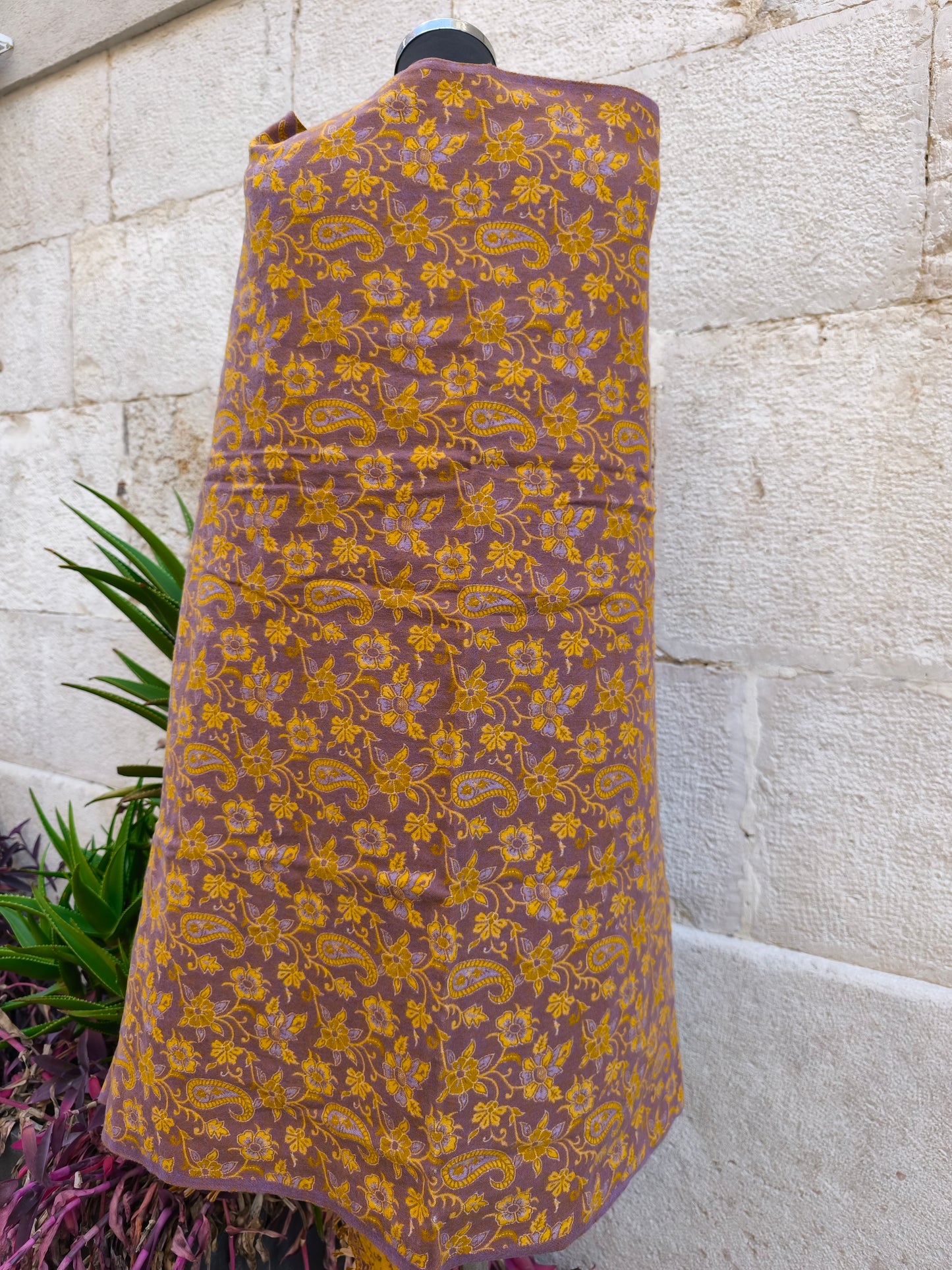 Scialle sciarpa stola Pashmina coperta lana di Yak calda Tibet 37B