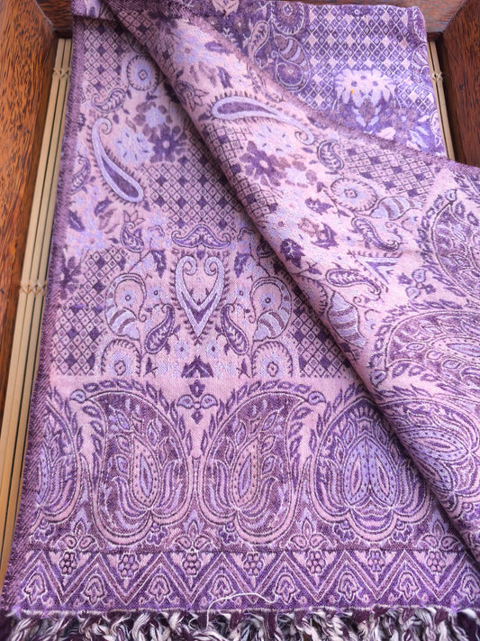 Scialle sciarpa stola Pashmina coperta lana di Yak calda Tibet 38B