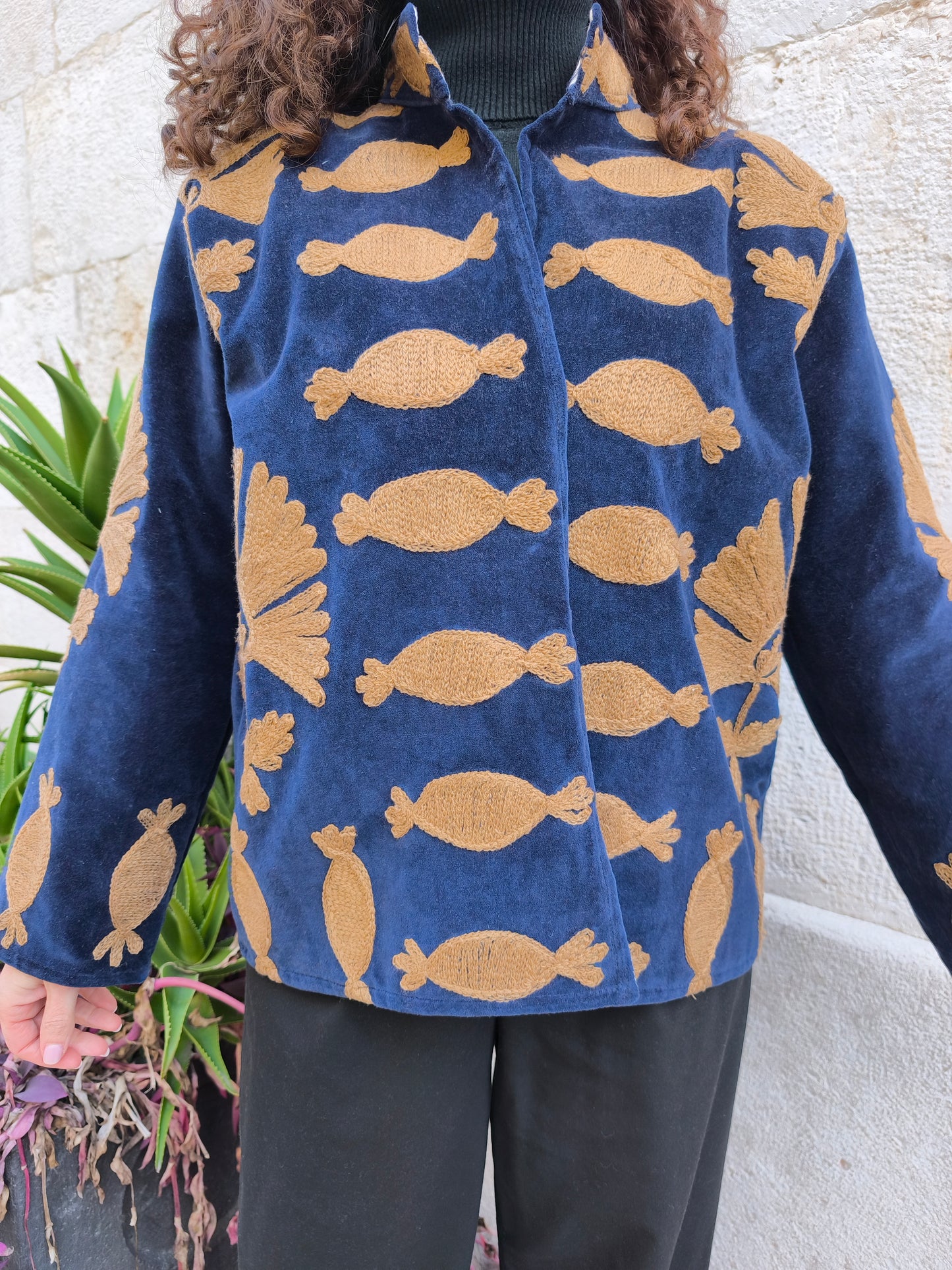 Giacca Velluto Suzani India 30S