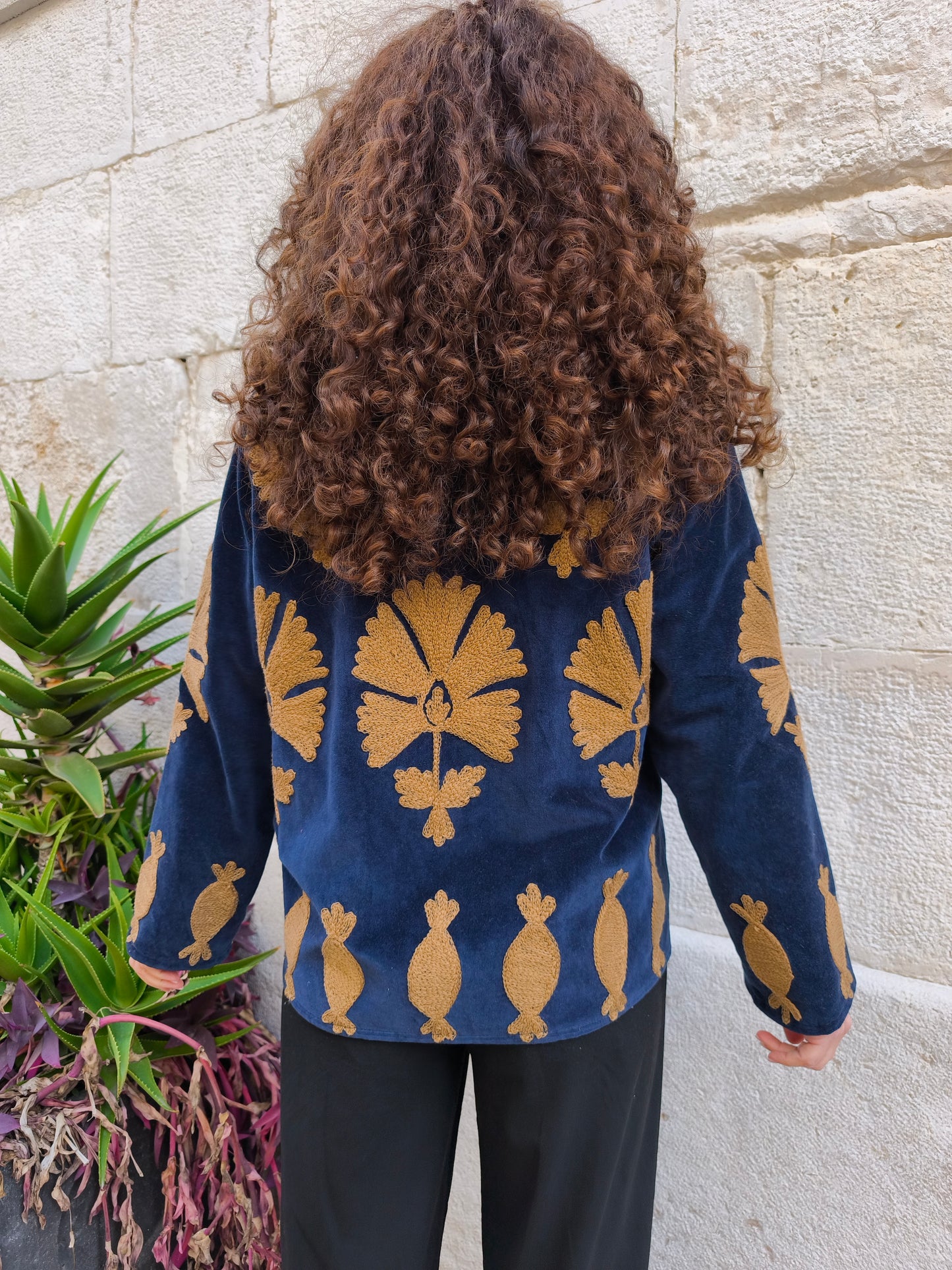 Giacca Velluto Suzani India 30S