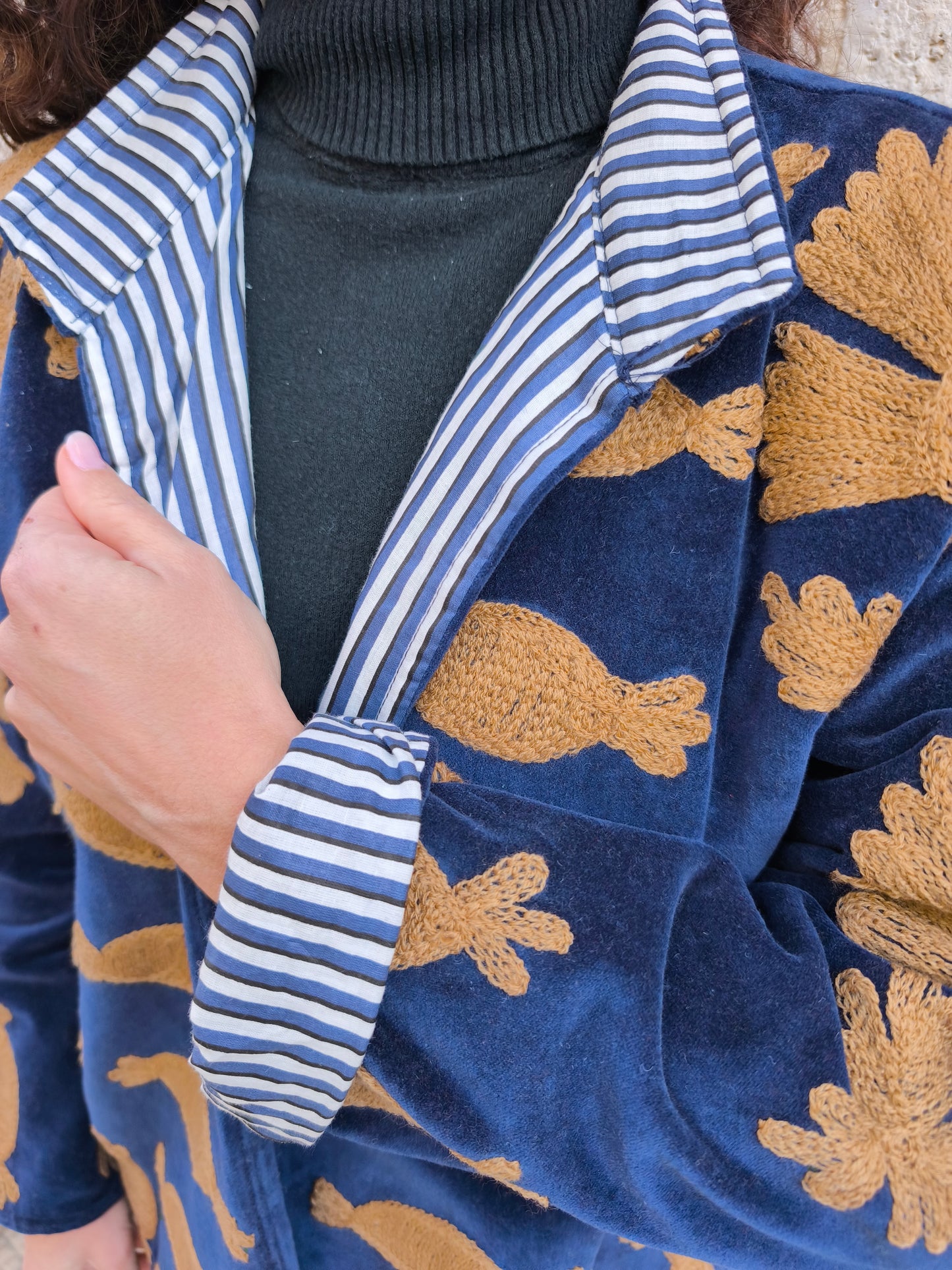 Giacca Velluto Suzani India 30S