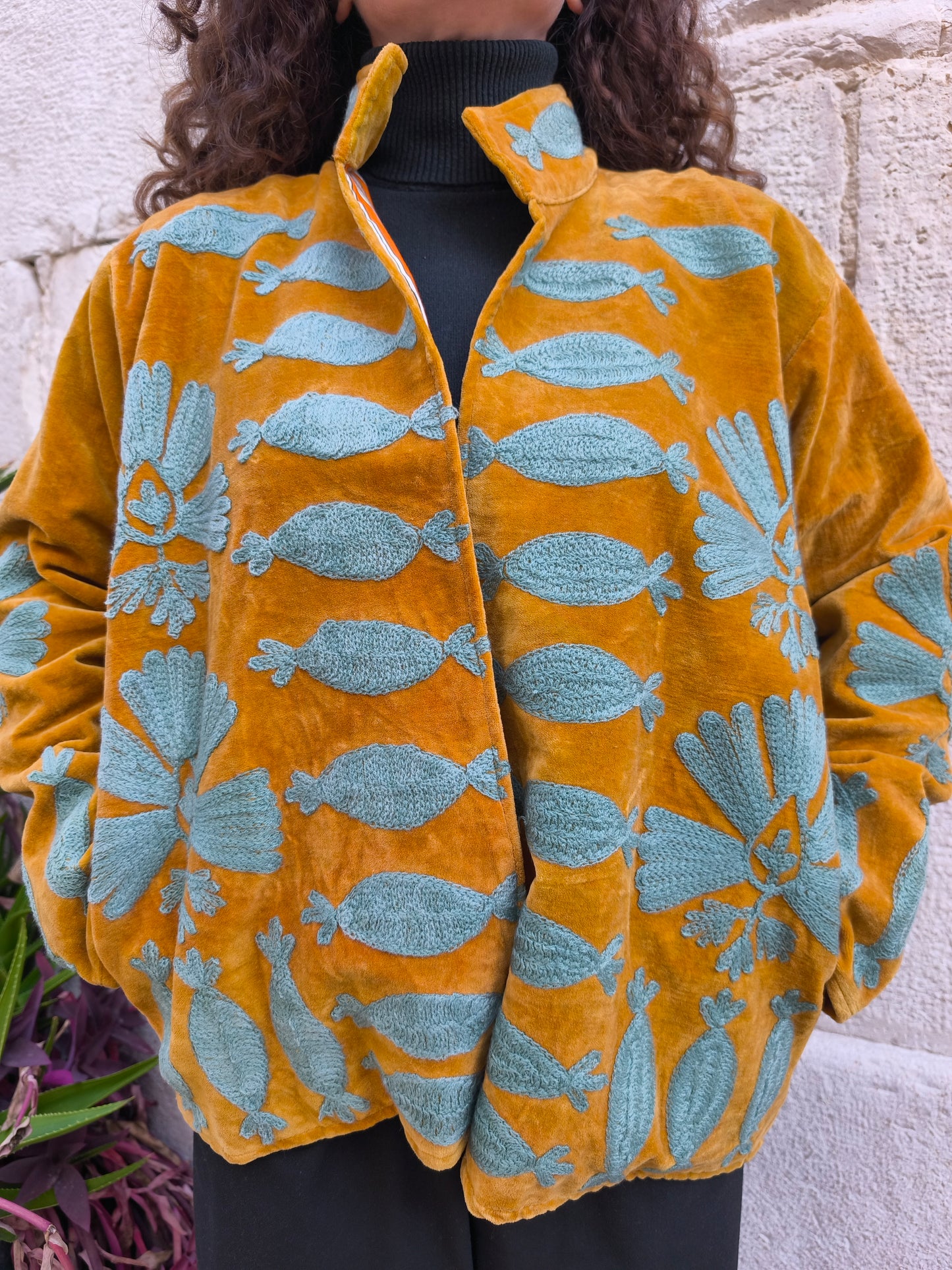 Giacca Velluto Suzani India 31S