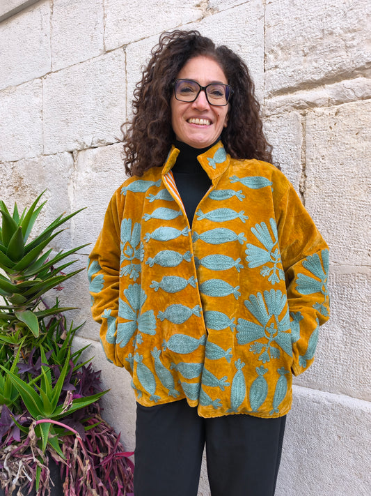 Giacca Velluto Suzani India 31S