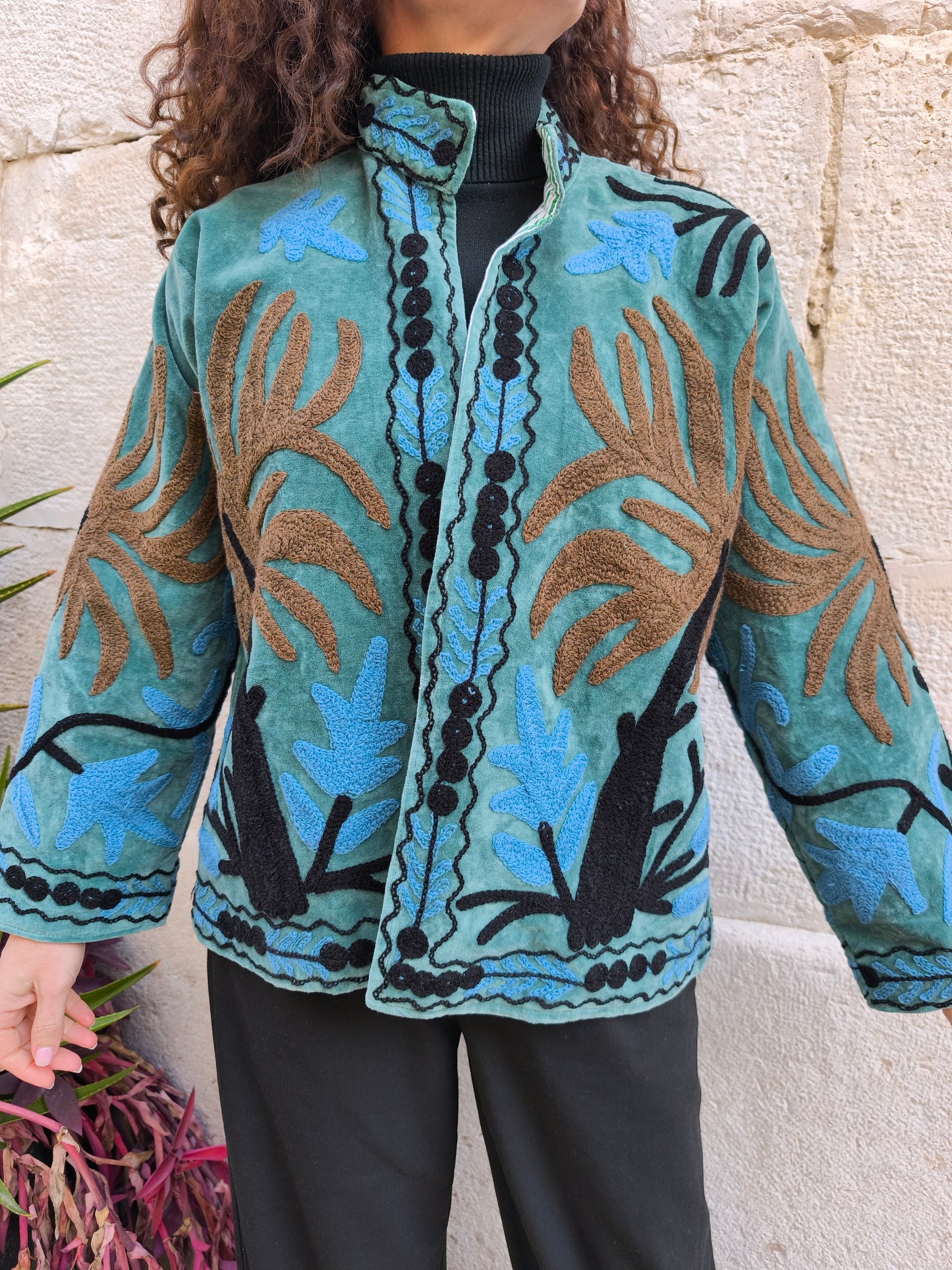 Giacca Velluto Suzani India 32S