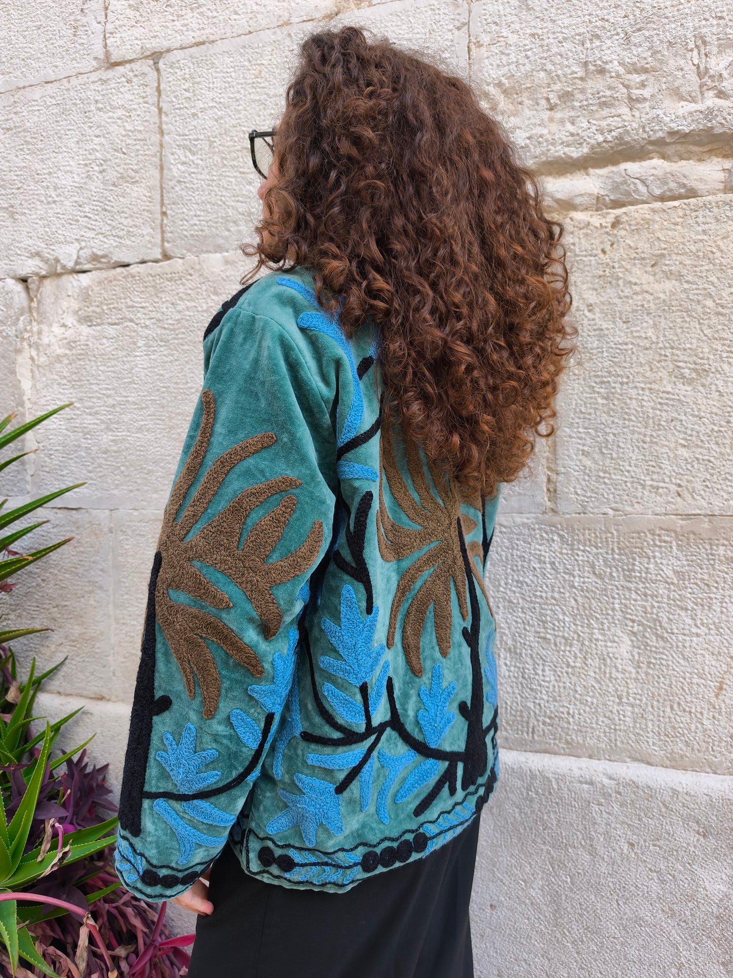 Giacca Velluto Suzani India 32S