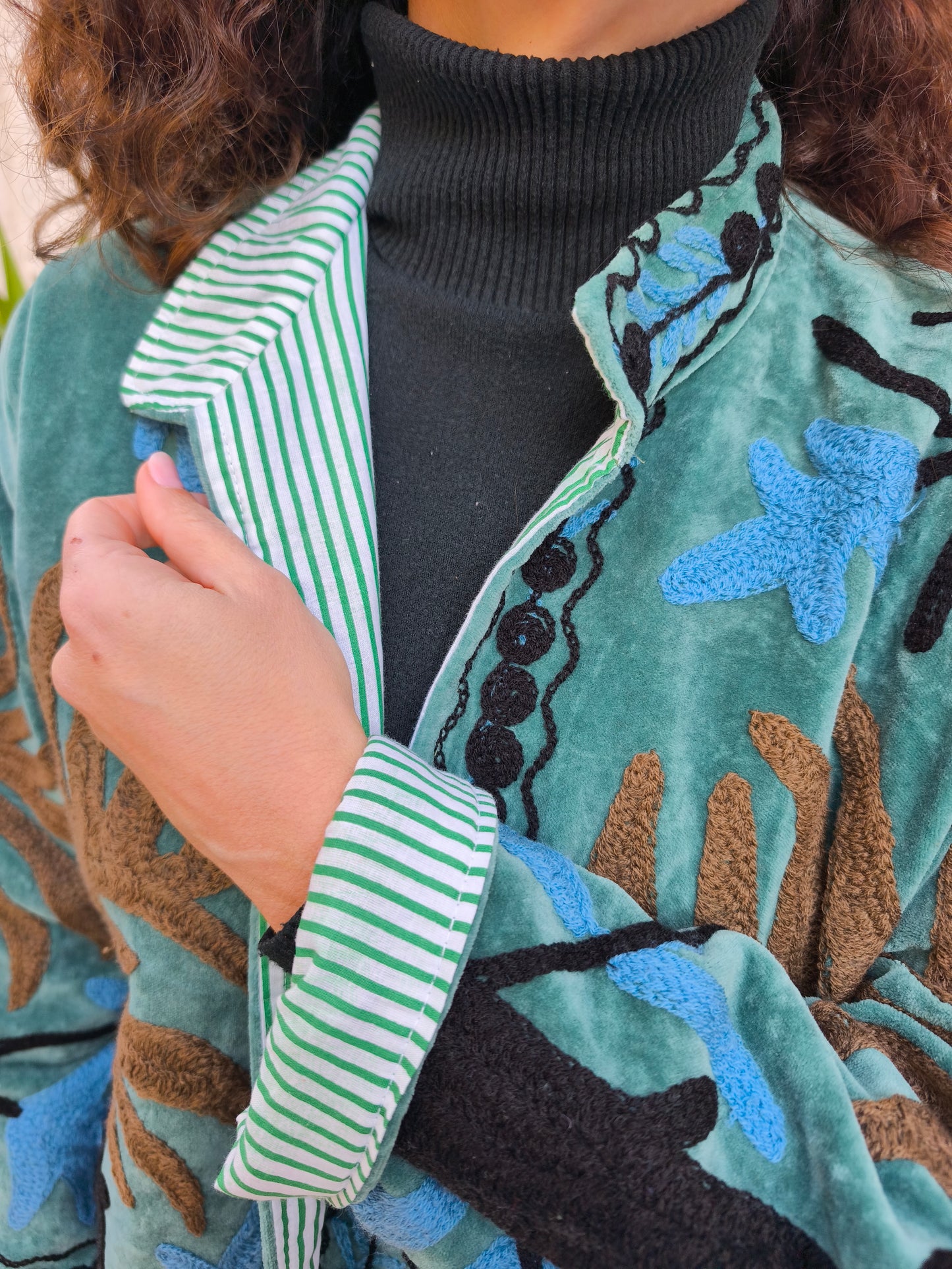 Giacca Velluto Suzani India 32S