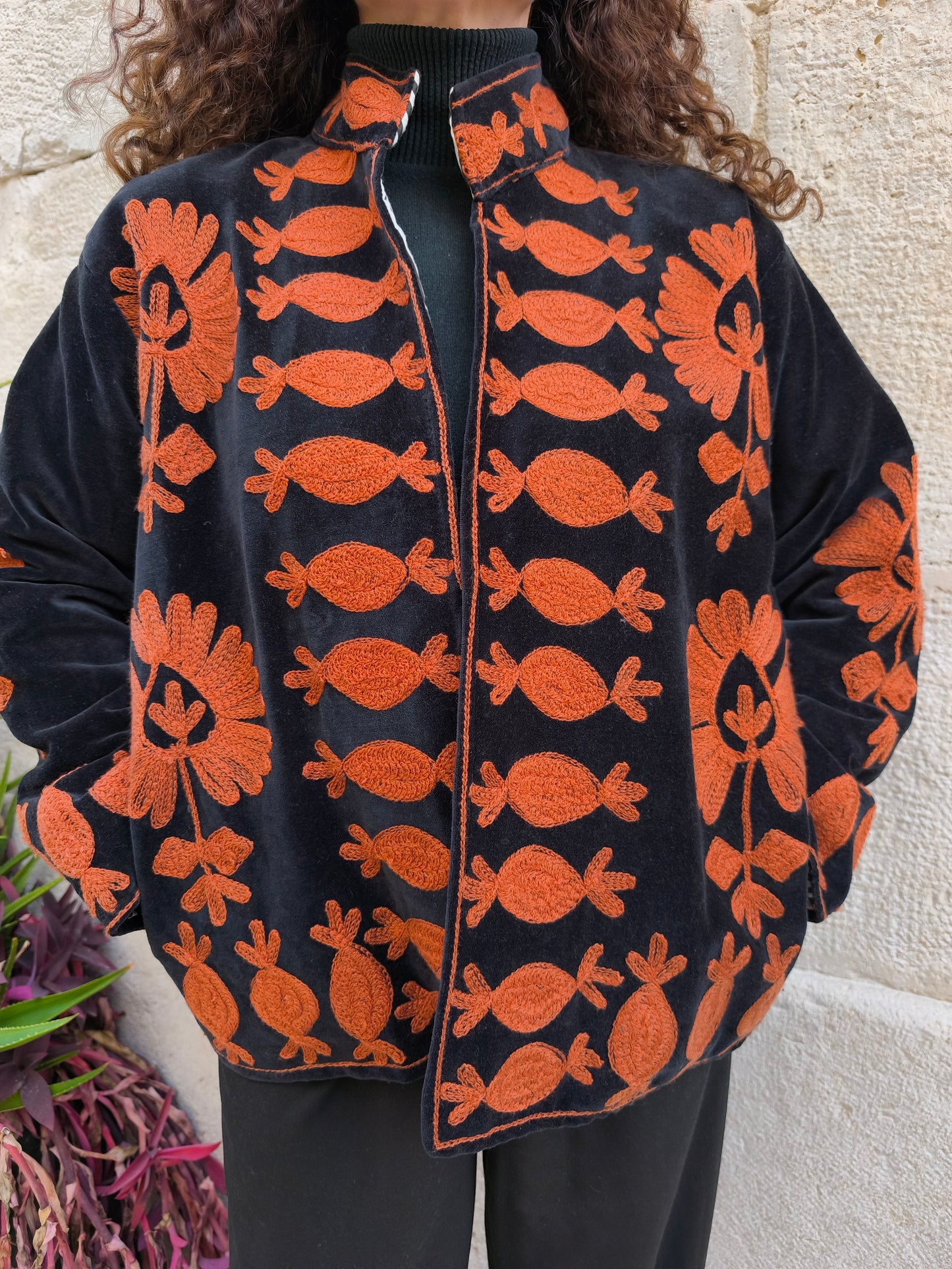 Giacca Velluto Suzani India 35S