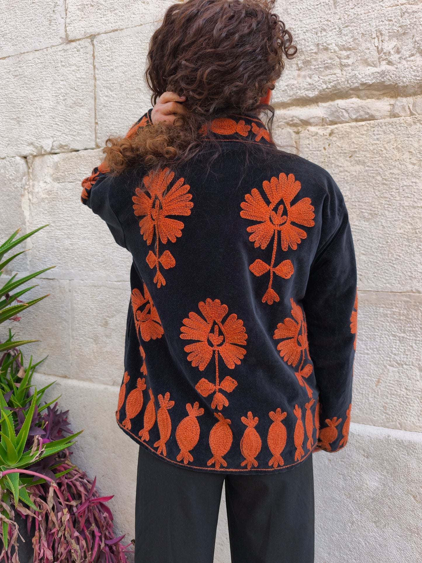 Giacca Velluto Suzani India 35S