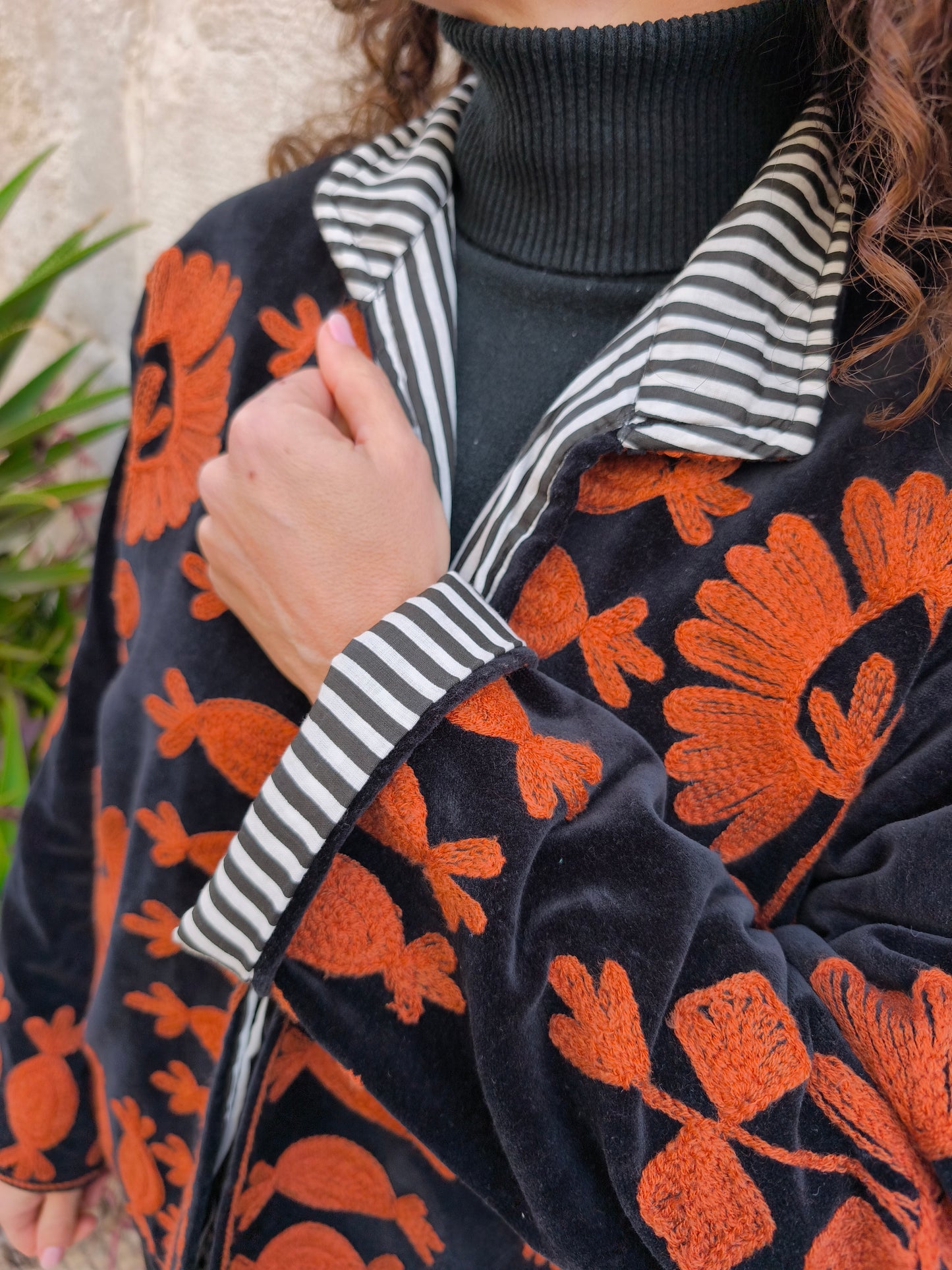 Giacca Velluto Suzani India 35S