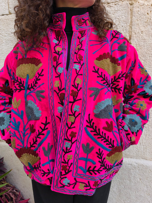 Giacca Velluto Suzani India 40S