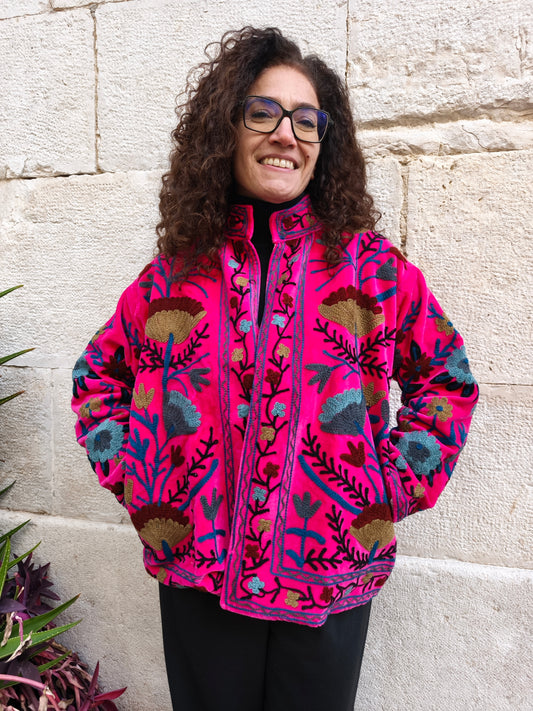 Giacca Velluto Suzani India 40S