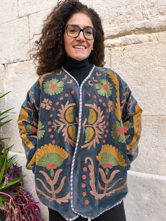 Giacca Velluto Suzani India 45S