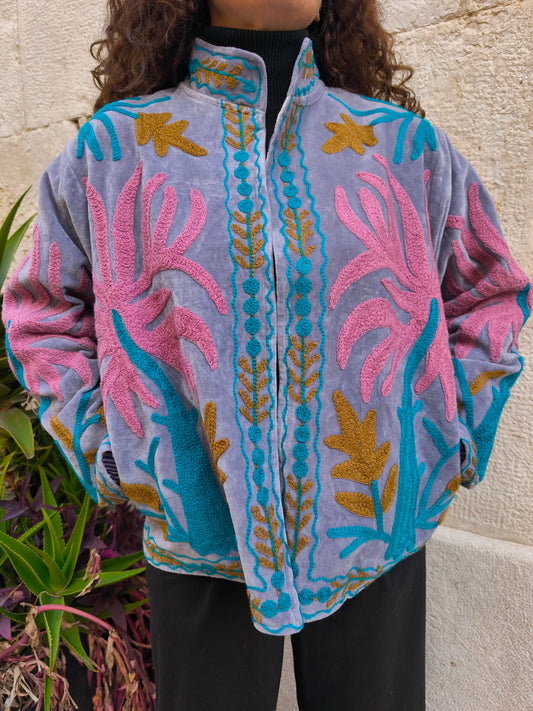 Giacca Velluto Suzani India 50S