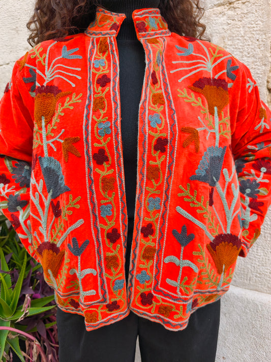 Giacca Velluto Suzani India 51S