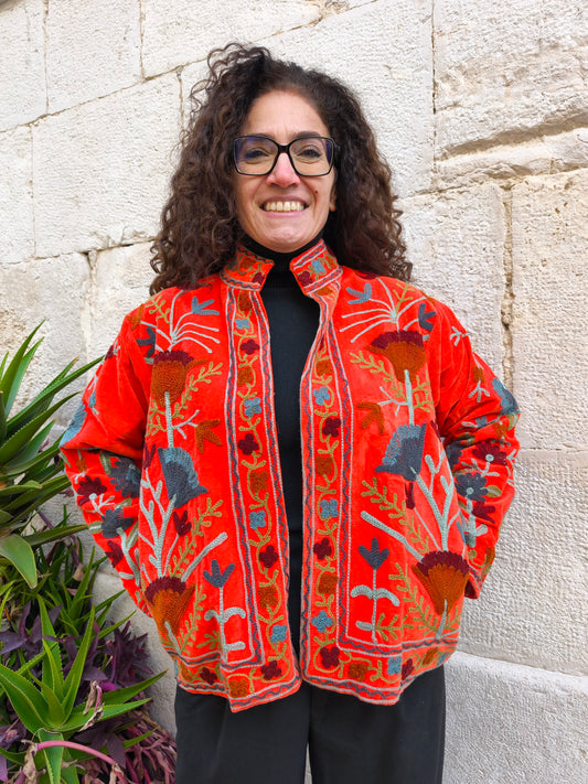 Giacca Velluto Suzani India 51S