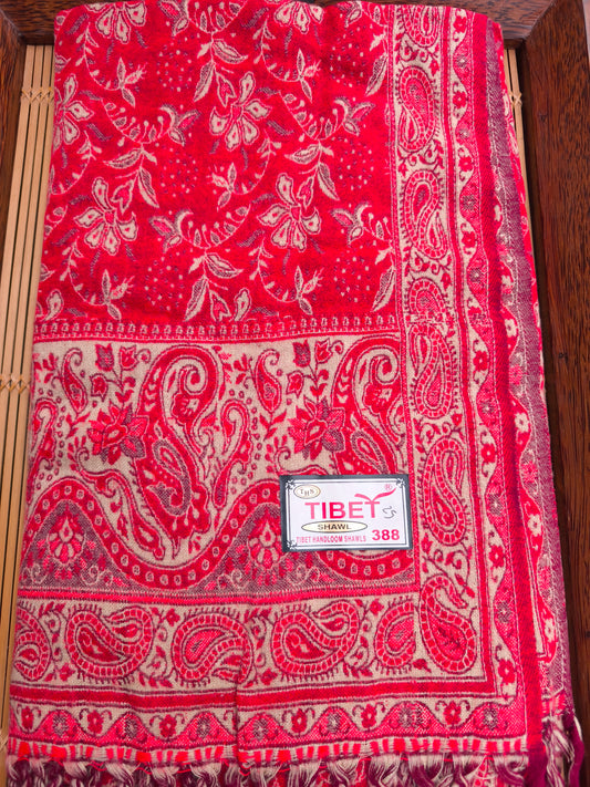 Scialle sciarpa stola Pashmina coperta lana di Yak calda Tibet 47B