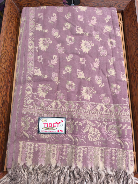 Scialle sciarpa stola Pashmina coperta lana di Yak calda Tibet 51B