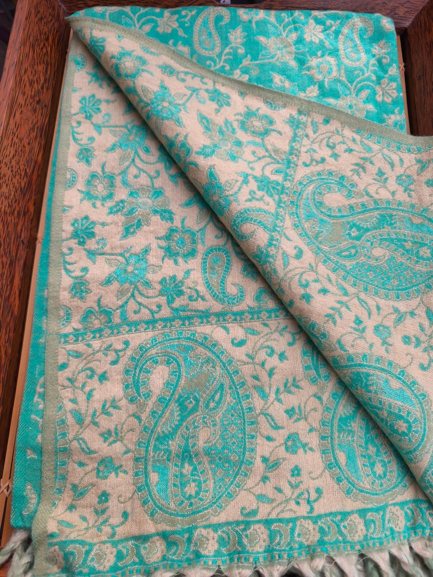 Scialle sciarpa stola Pashmina coperta lana di Yak calda Tibet 66B