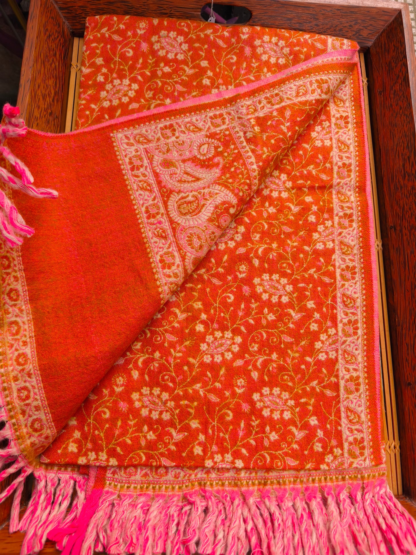 Scialle sciarpa stola Pashmina coperta lana di Yak calda Tibet 68B