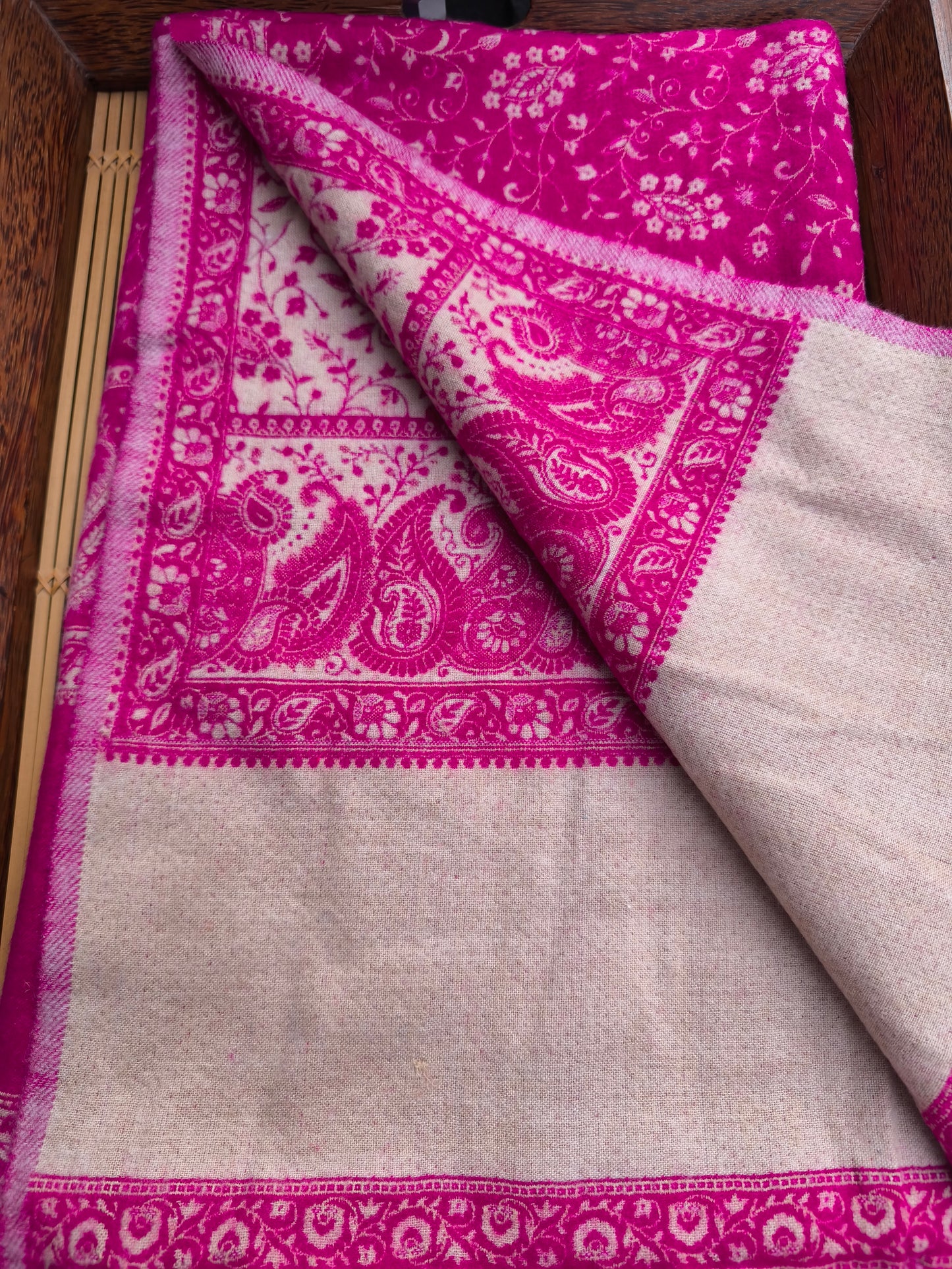 Scialle sciarpa stola Pashmina coperta lana di Yak calda Tibet 70B Difettato